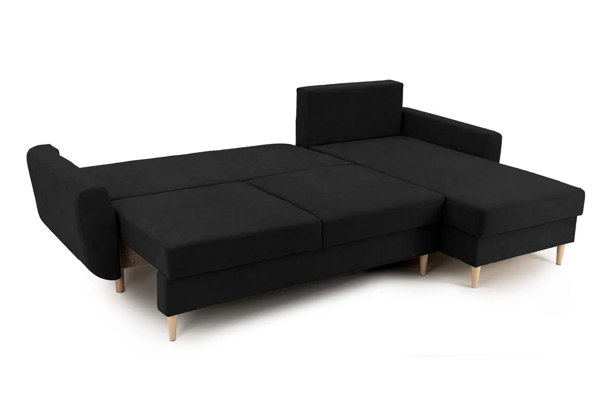 Colțar Extensibil HELSINKI, cu ladă de depozitare, variante stânga/dreapta 261x166x82 cm Prestige Home