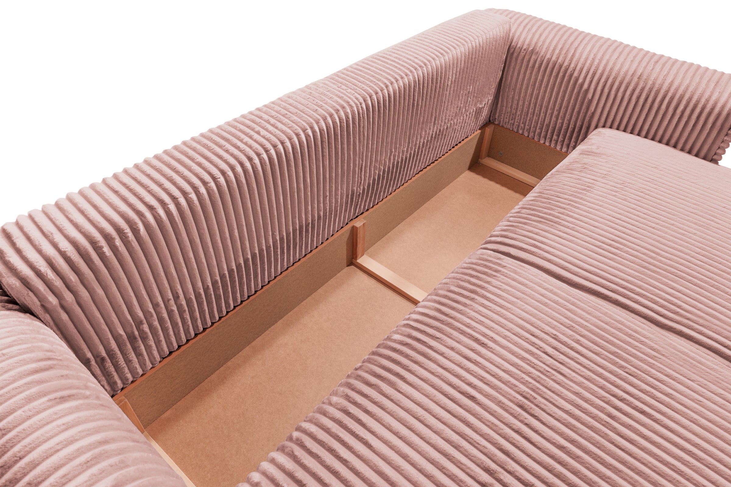 Canapea Extensibilă 3 locuri FELLINI, cu ladă depozitare, 243x108x90 cm Prestige Home
