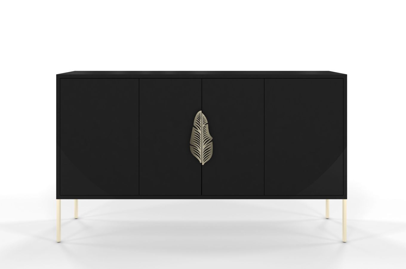 Comoda Ayana, Negru / Auriu Arboteca