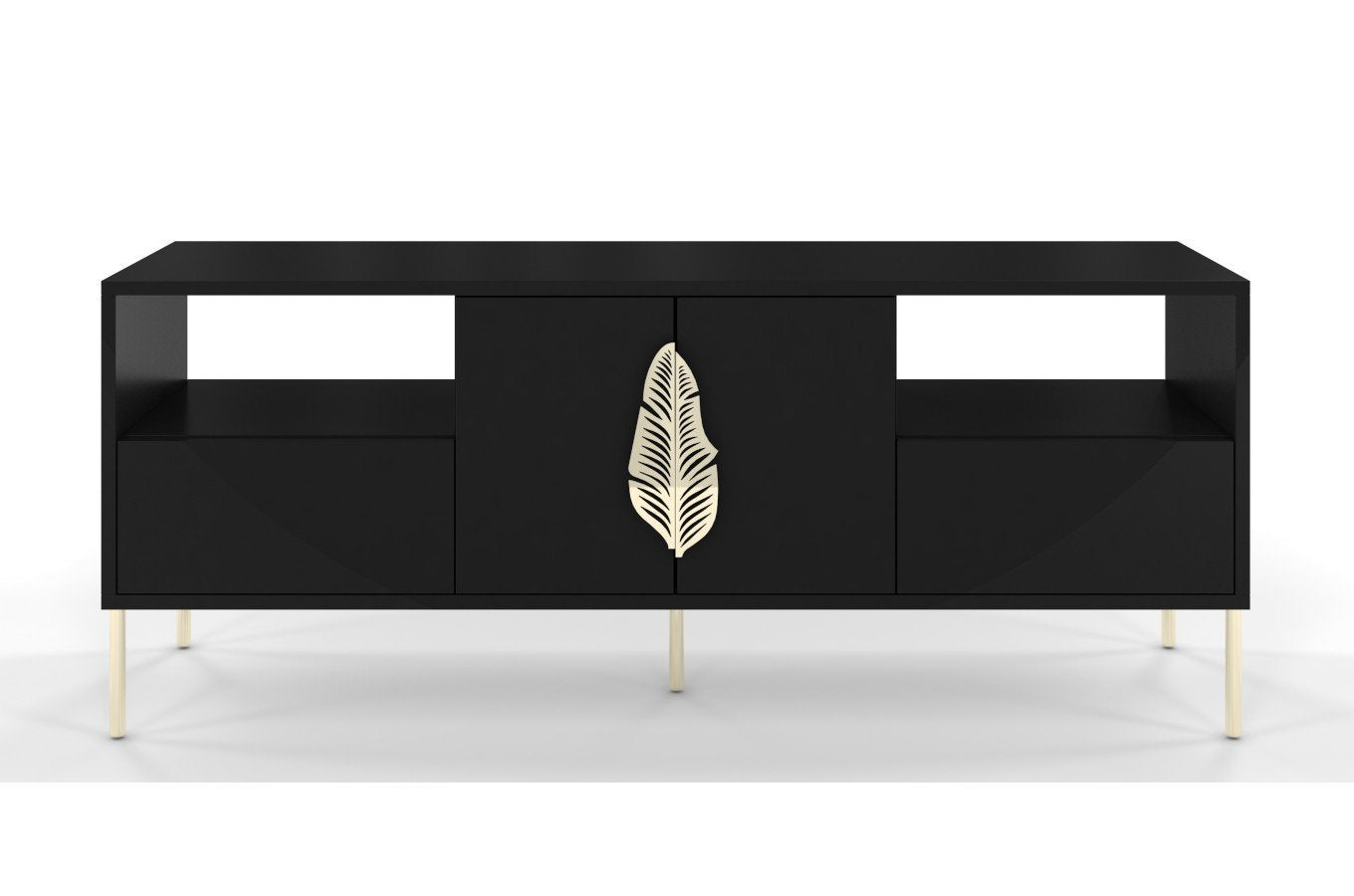 Comoda TV Ayana, Negru / Auriu Arboteca