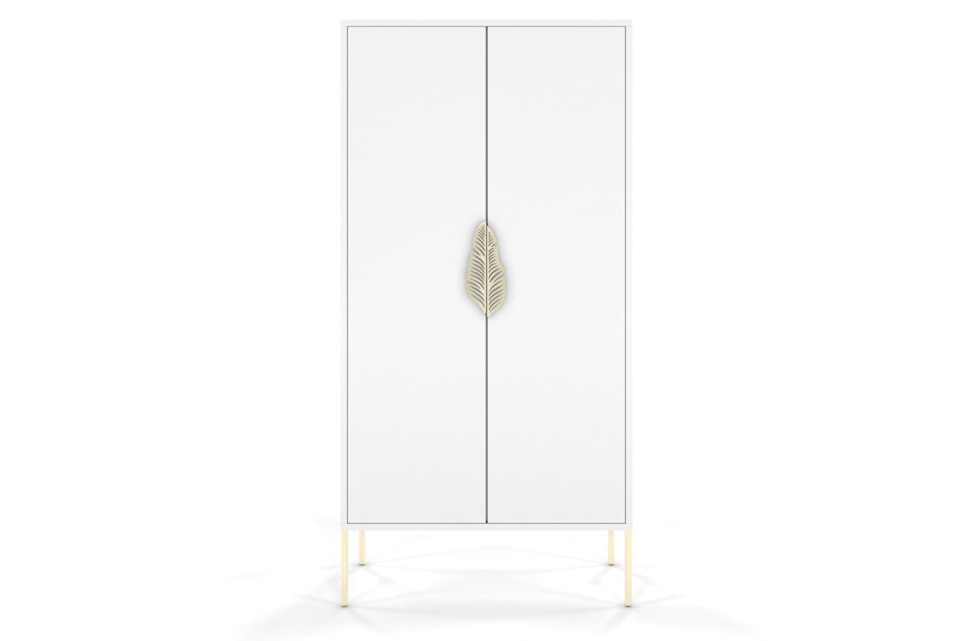 Comoda inalta Ayana, Alb / Auriu Arboteca