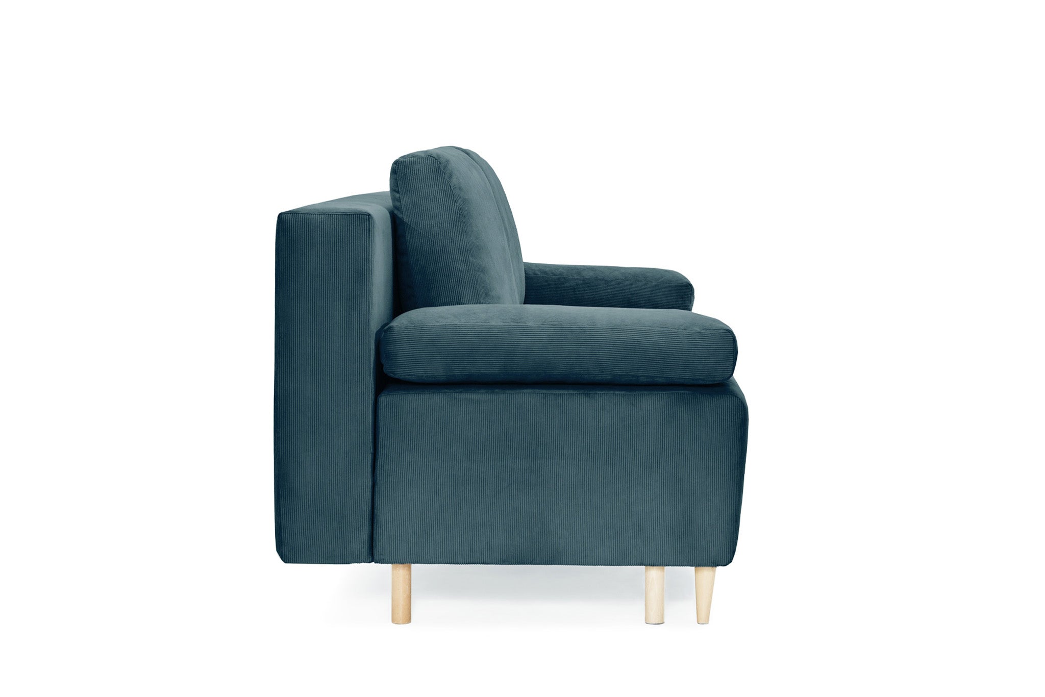 Canapea Extensibila 3 locuri Candy, cu lada de depozitare, 190x95x100cm - Prestigehome.ro - Canapea - Prestige - #color_Albastru-Fjord