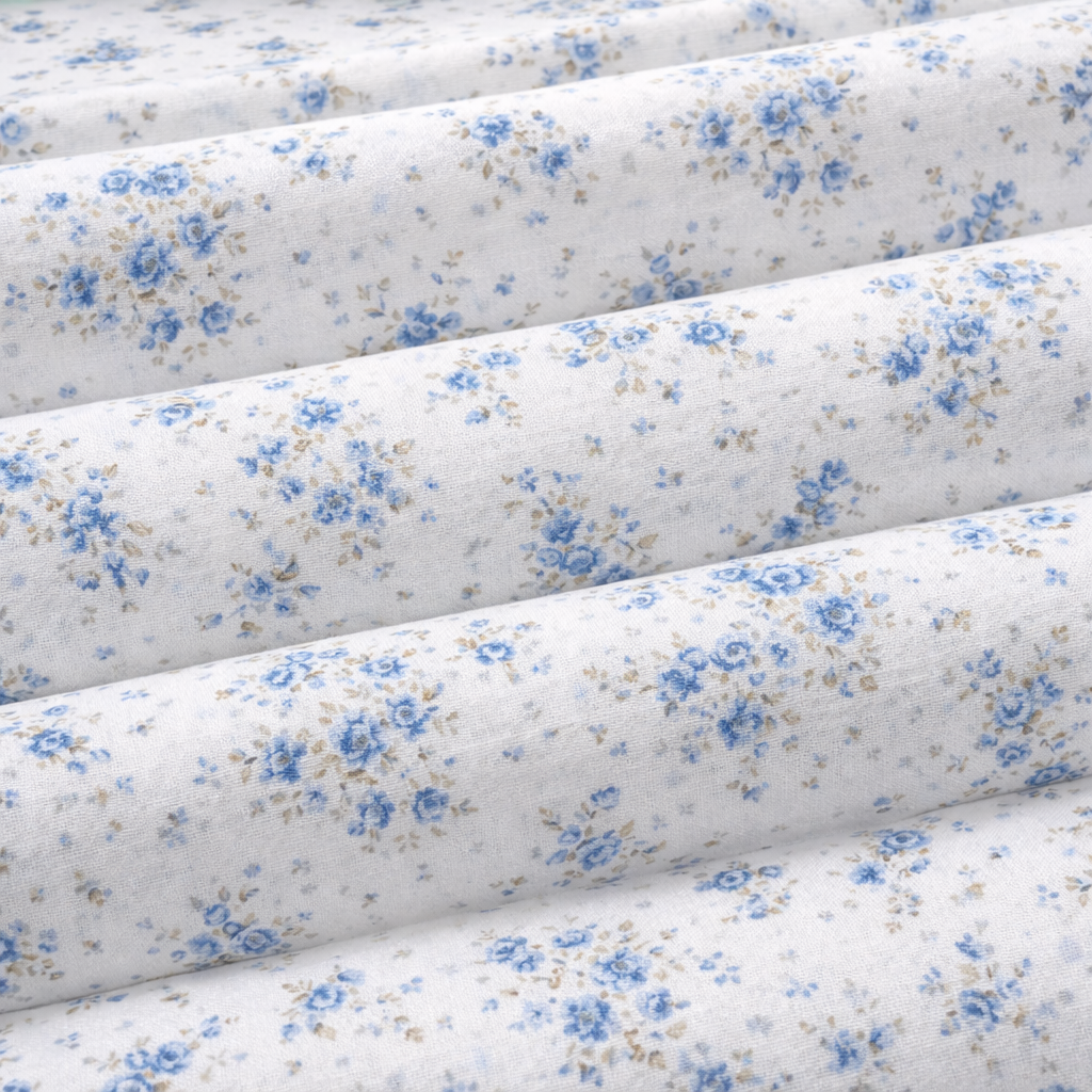 Lenjerie de pat flanel 100% bumbac, model Flori, 150 g/m², cu fermoar Arboteca