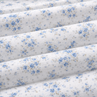Lenjerie de pat flanel 100% bumbac, model Flori, 150 g/m², cu fermoar Arboteca