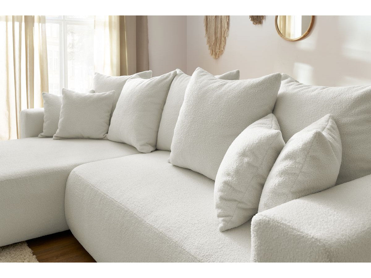 Colțar Extensibil LIVIGNO, cu ladă de depozitare, șezlong interschimbabil, 271x153x95 cm Prestige Home