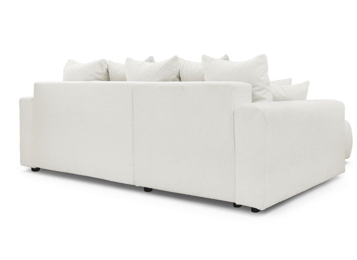 Colțar Extensibil LIVIGNO, cu ladă de depozitare, șezlong interschimbabil, 282x153x95cm - Prestigehome.ro - Canapea - Prestige #color_Alb-Anthology