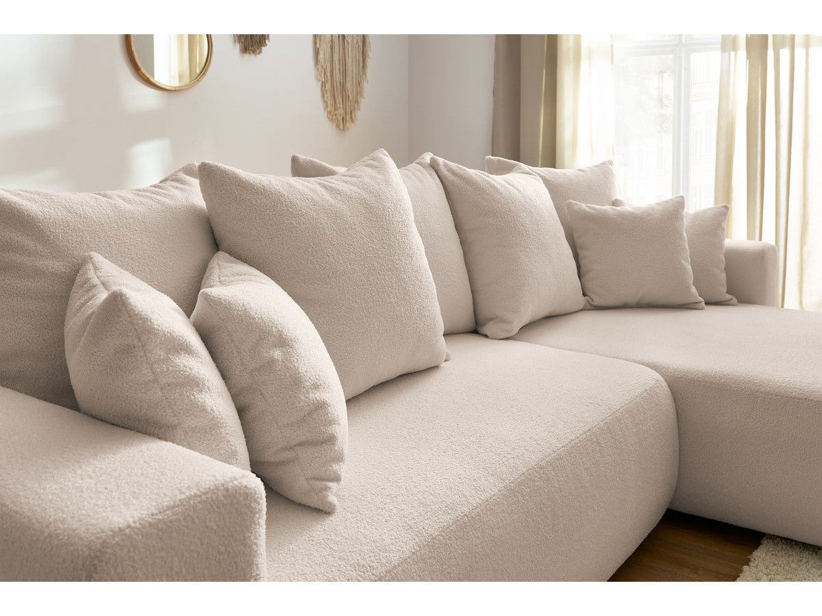 Colțar Extensibil LIVIGNO, cu ladă de depozitare, șezlong interschimbabil, 271x153x95 cm Prestige Home