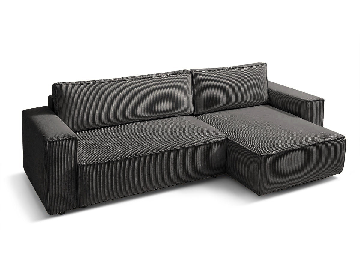 Colțar Extensibil CLOUD, cu ladă de depozitare, șezlong interschimbabil, 275x145x85 cm Prestige Home