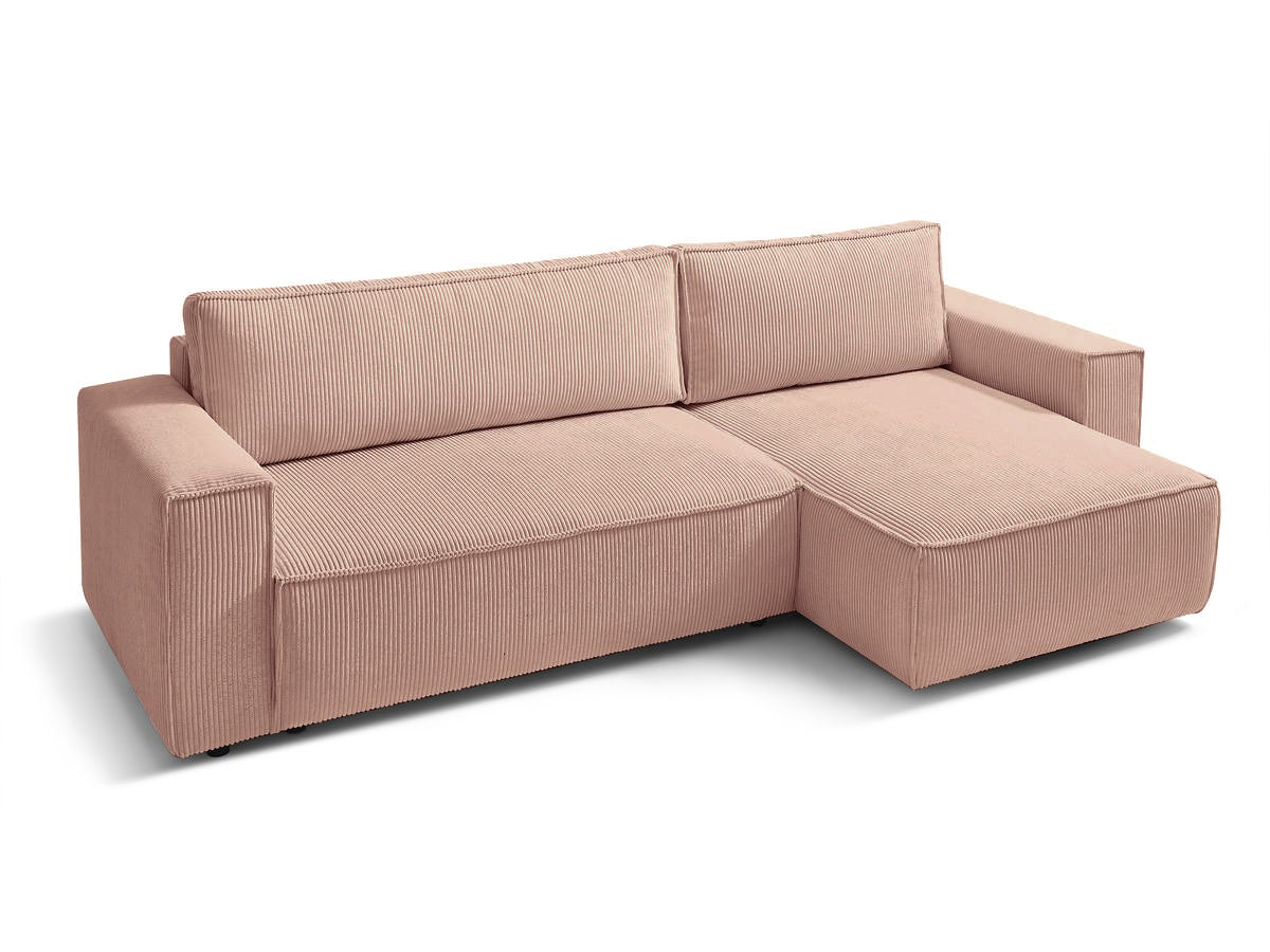 Colțar Extensibil CLOUD, cu ladă de depozitare, șezlong interschimbabil, 275x145x85 cm Prestige Home