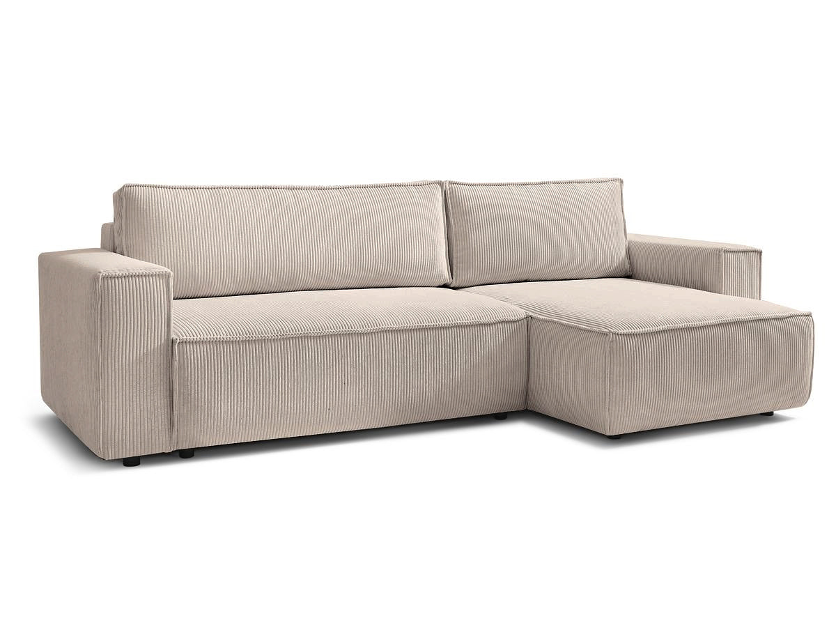 Colțar Extensibil CLOUD, cu ladă de depozitare, șezlong interschimbabil, 275x145x85 cm Prestige Home