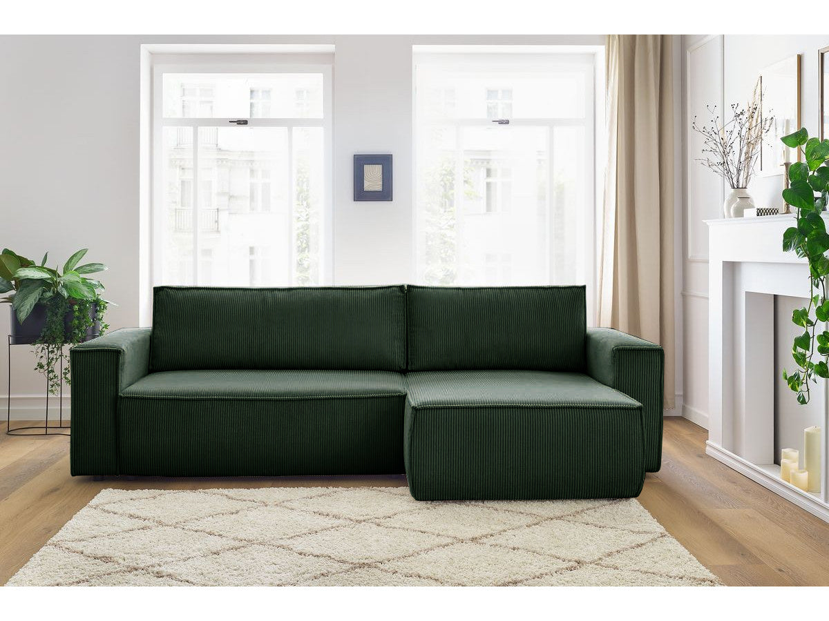 Colțar Extensibil CLOUD, cu ladă de depozitare, șezlong interschimbabil, 275x145x85 cm Prestige Home