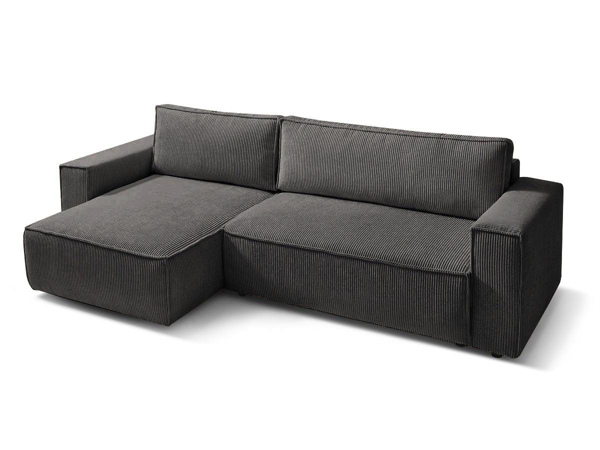 Colțar Extensibil CLOUD, cu ladă de depozitare, șezlong interschimbabil, 275x145x85 cm Prestige Home
