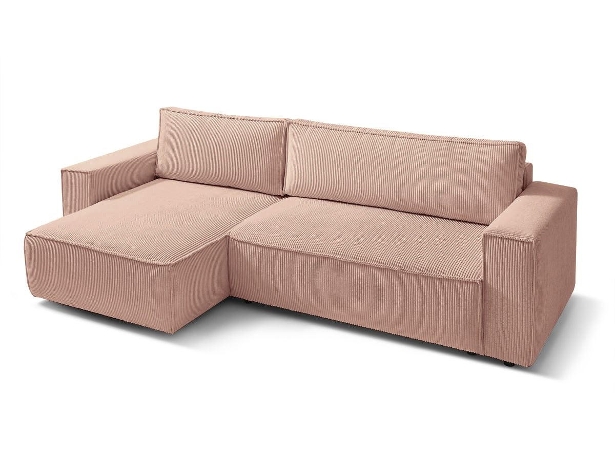 Colțar Extensibil CLOUD, cu ladă de depozitare, șezlong interschimbabil, 275x145x85 cm Prestige Home