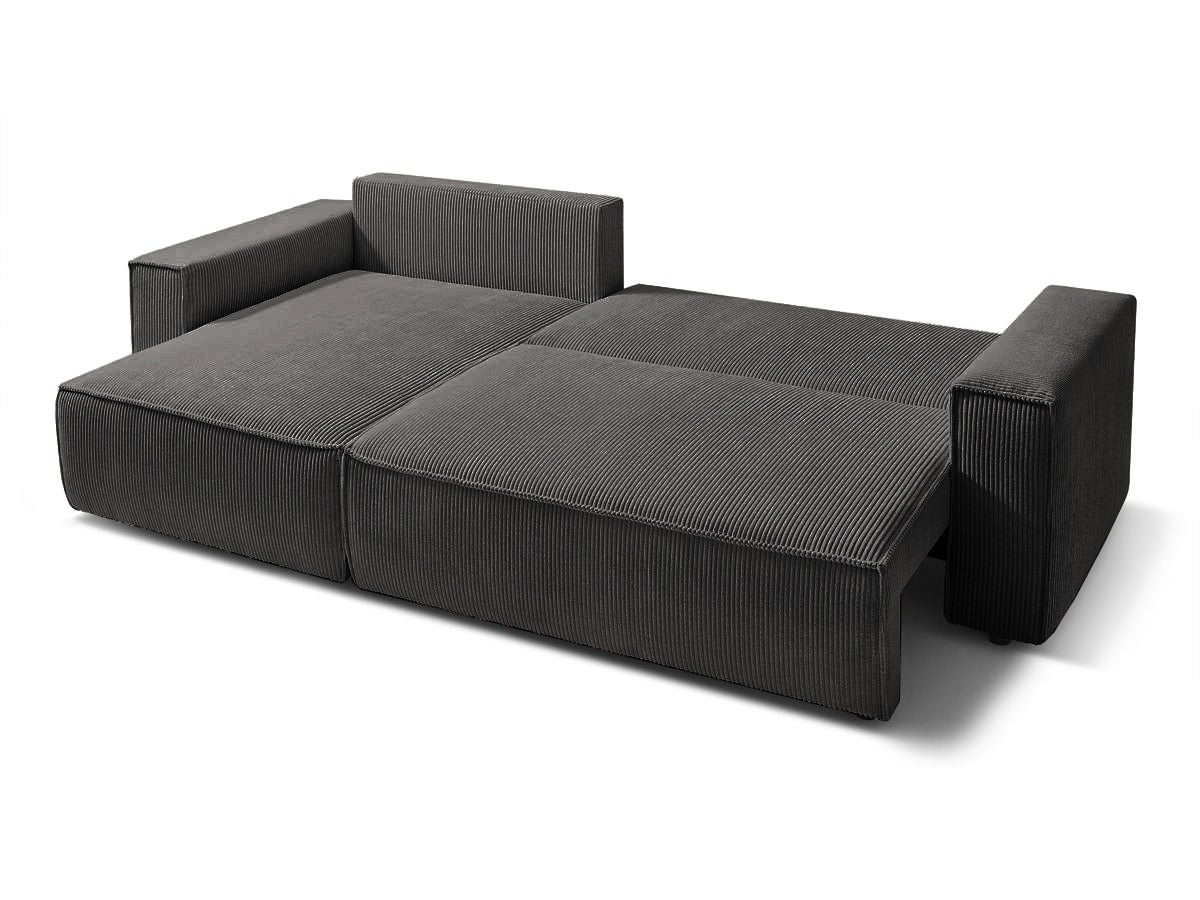 Colțar Extensibil CLOUD, cu ladă de depozitare, șezlong interschimbabil, 275x145x85 cm Prestige Home