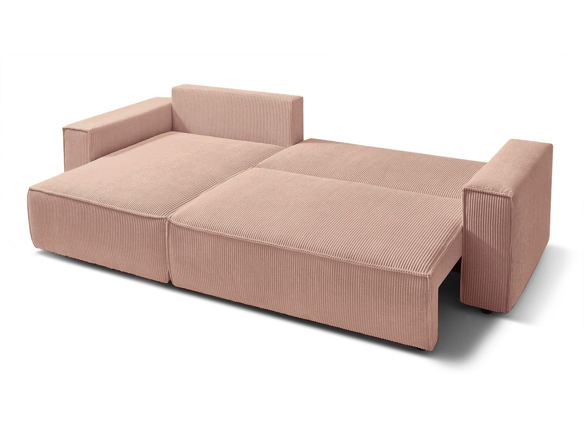 Colțar Extensibil CLOUD, cu ladă de depozitare, șezlong interschimbabil, 275x145x85 cm Prestige Home