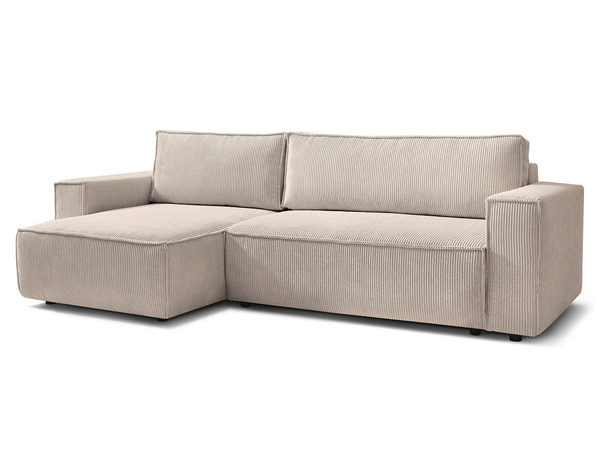 Colțar Extensibil CLOUD, cu ladă de depozitare, șezlong interschimbabil, 275x145x85 cm Prestige Home
