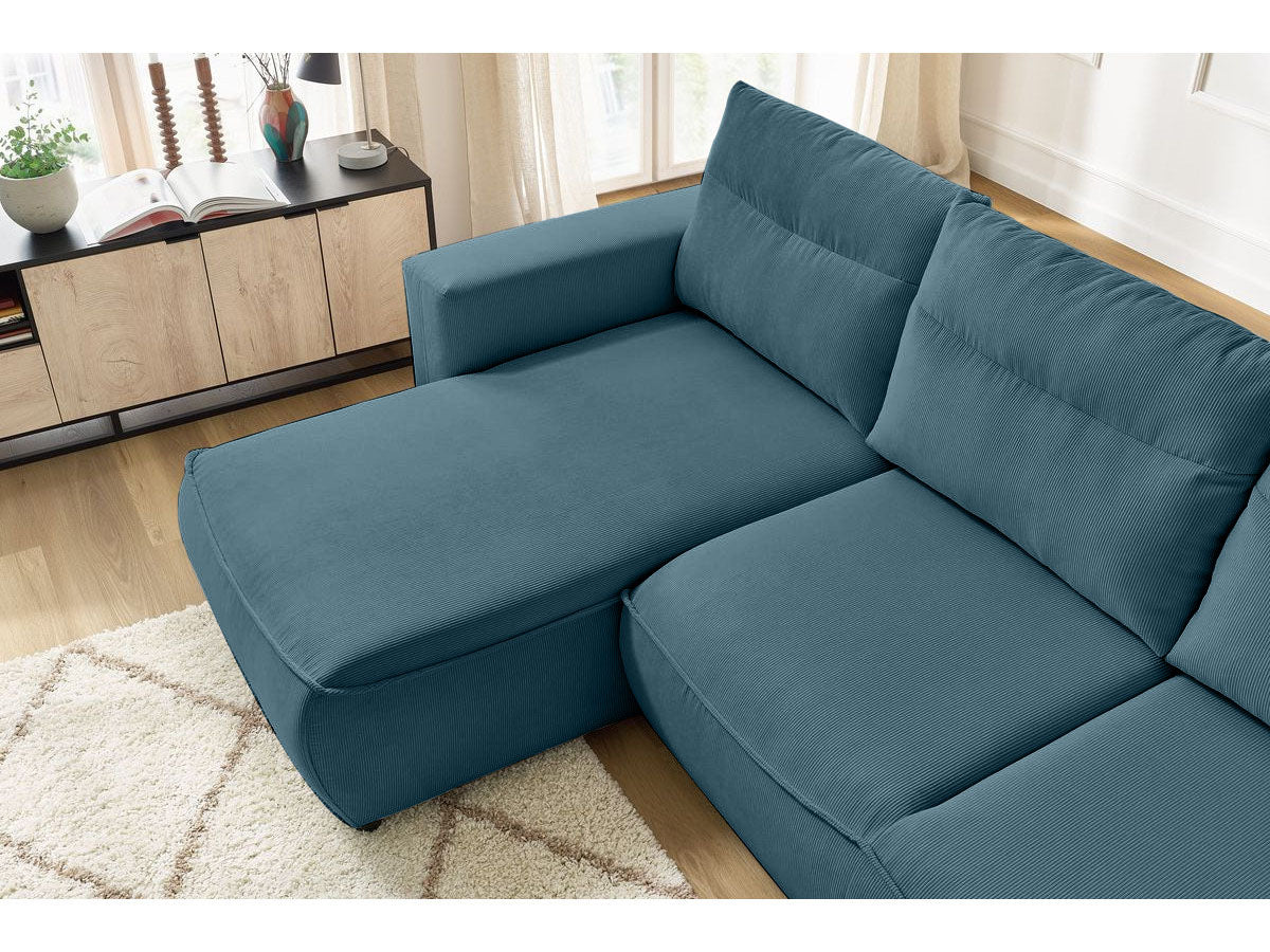 Colțar Extensibil HALSON, cu ladă de depozitare, șezlong interschimbabil, 260x160x98 cm Prestige Home