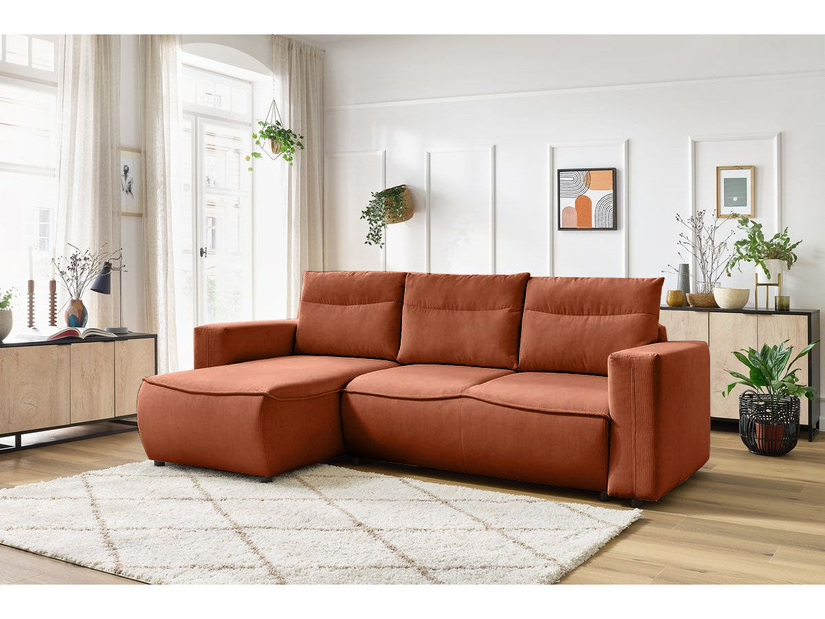 Colțar Extensibil HALSON, cu ladă de depozitare, șezlong interschimbabil, 260x160x98 cm Prestige Home
