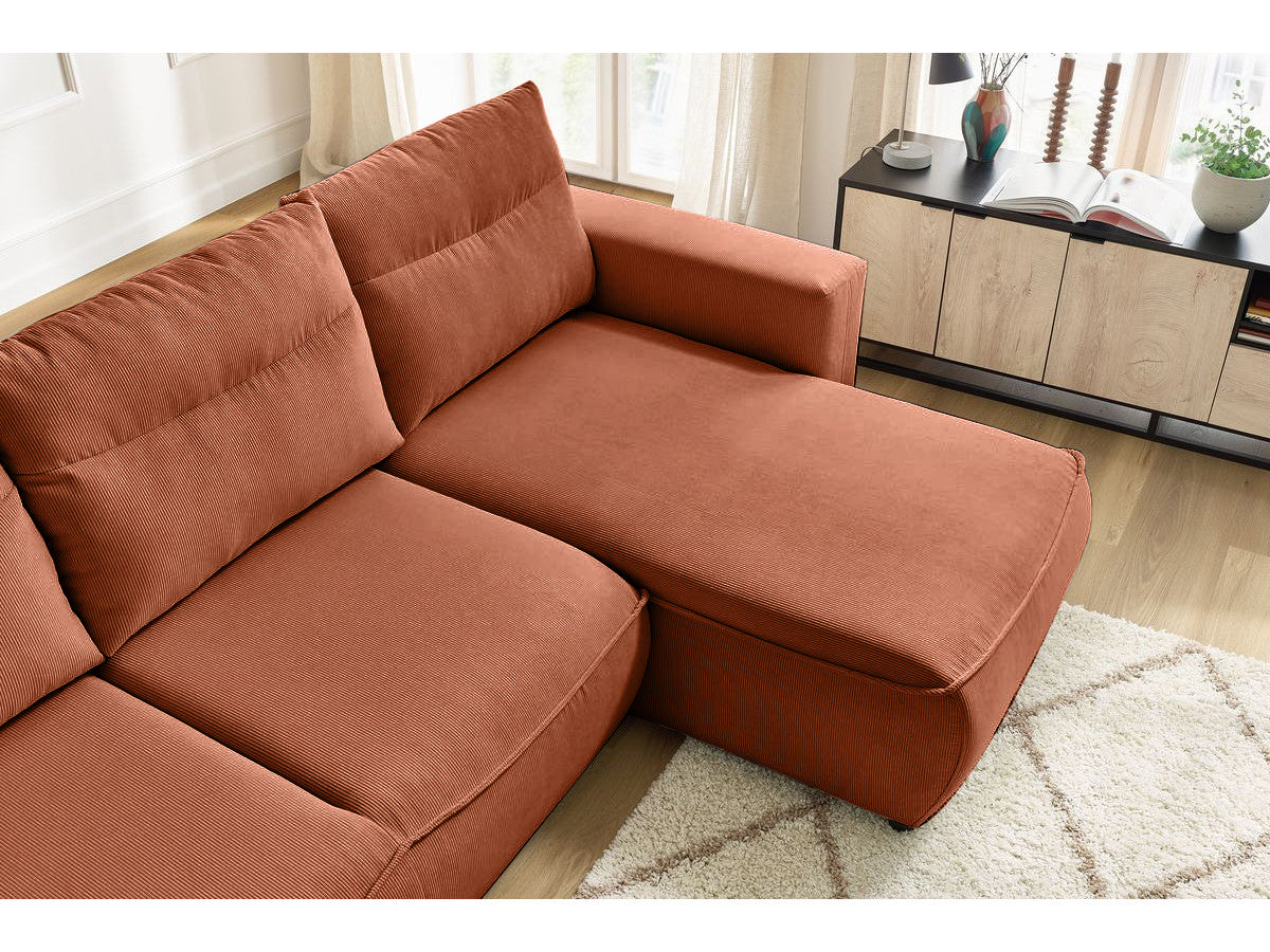 Colțar Extensibil HALSON, cu ladă de depozitare, șezlong interschimbabil, 260x160x98 cm Prestige Home