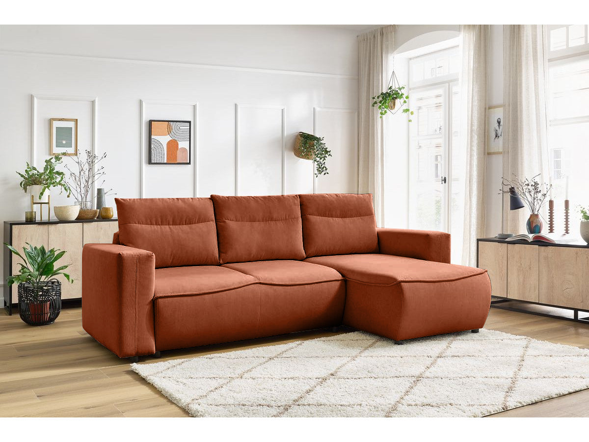 Colțar Extensibil HALSON, cu ladă de depozitare, șezlong interschimbabil, 260x160x98 cm Prestige Home