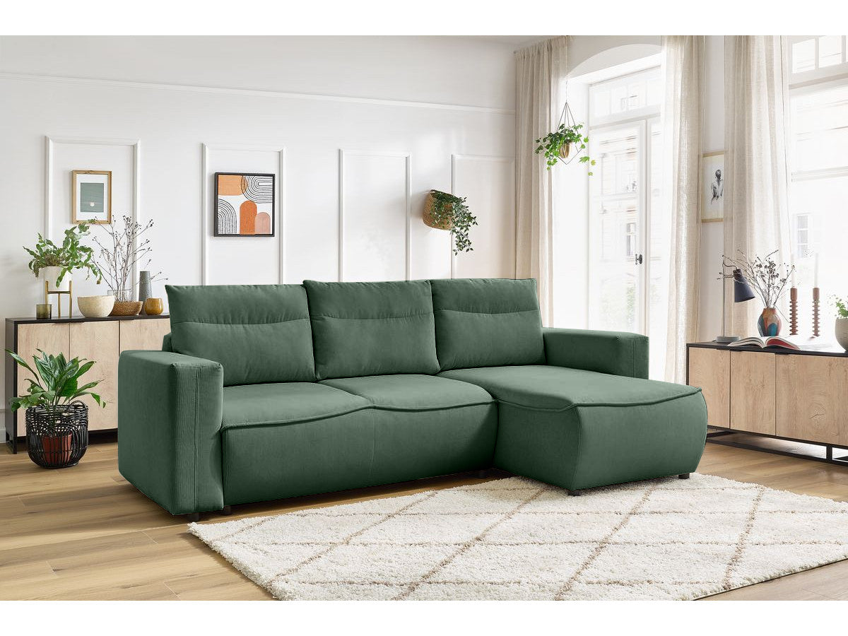 Colțar Extensibil HALSON, cu ladă de depozitare, șezlong interschimbabil, 260x160x98 cm Prestige Home