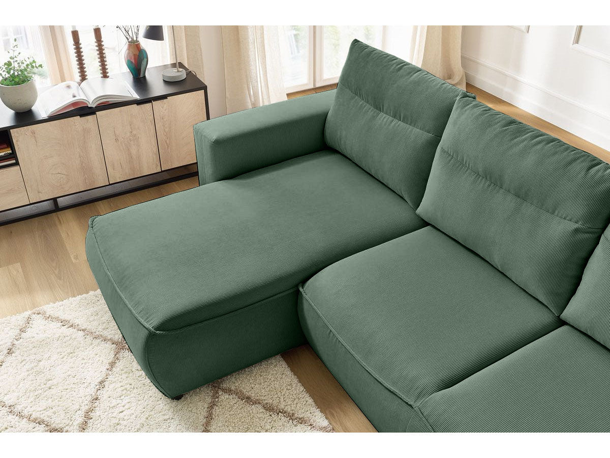 Colțar Extensibil HALSON, cu ladă de depozitare, șezlong interschimbabil, 260x160x98 cm Prestige Home