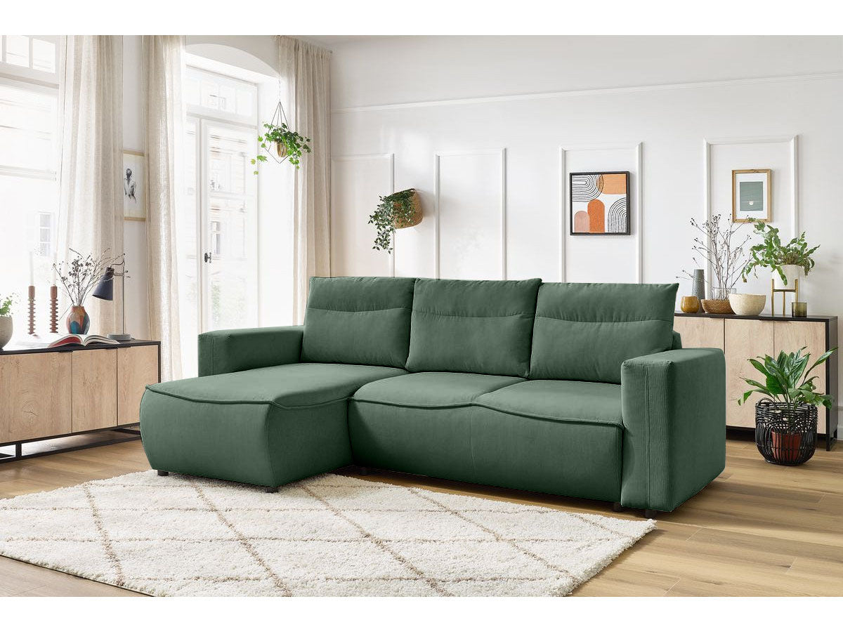 Colțar Extensibil HALSON, cu ladă de depozitare, șezlong interschimbabil, 260x160x98 cm Prestige Home