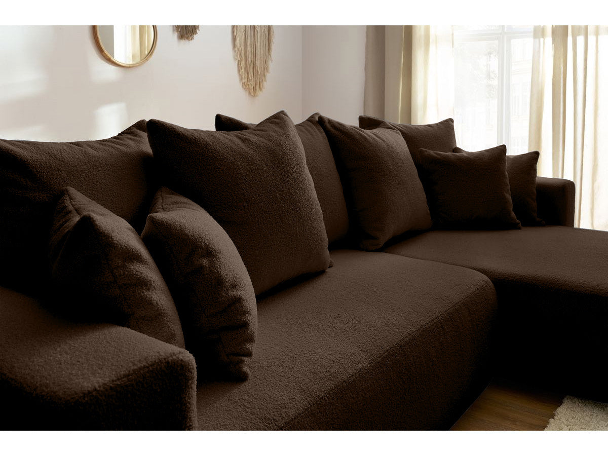 Colțar Extensibil LIVIGNO, cu ladă de depozitare, șezlong interschimbabil, 271x153x95 cm Prestige Home
