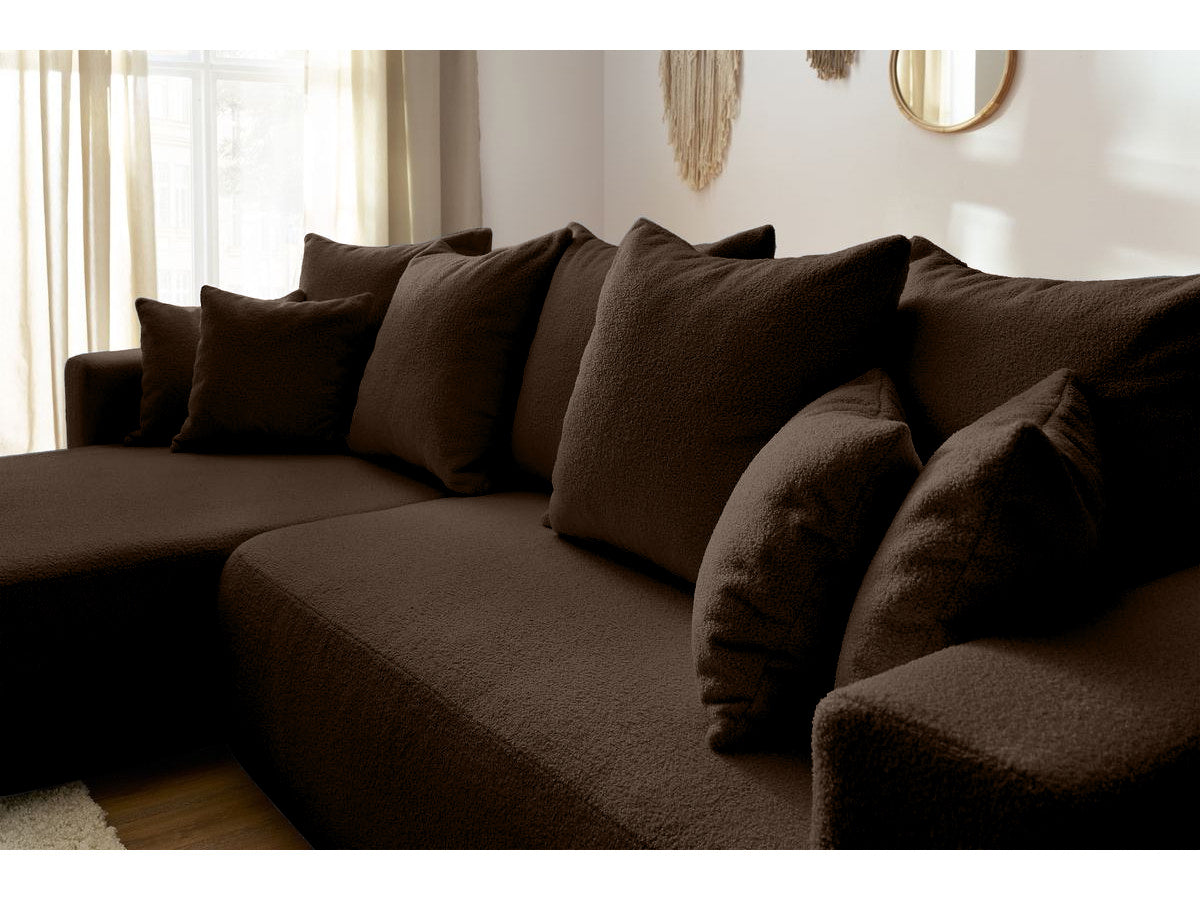 Colțar Extensibil LIVIGNO, cu ladă de depozitare, șezlong interschimbabil, 271x153x95 cm Prestige Home