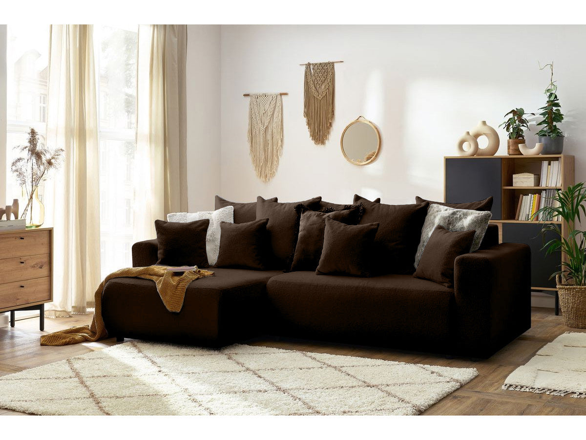 Colțar Extensibil LIVIGNO, cu ladă de depozitare, șezlong interschimbabil, 271x153x95 cm Prestige Home