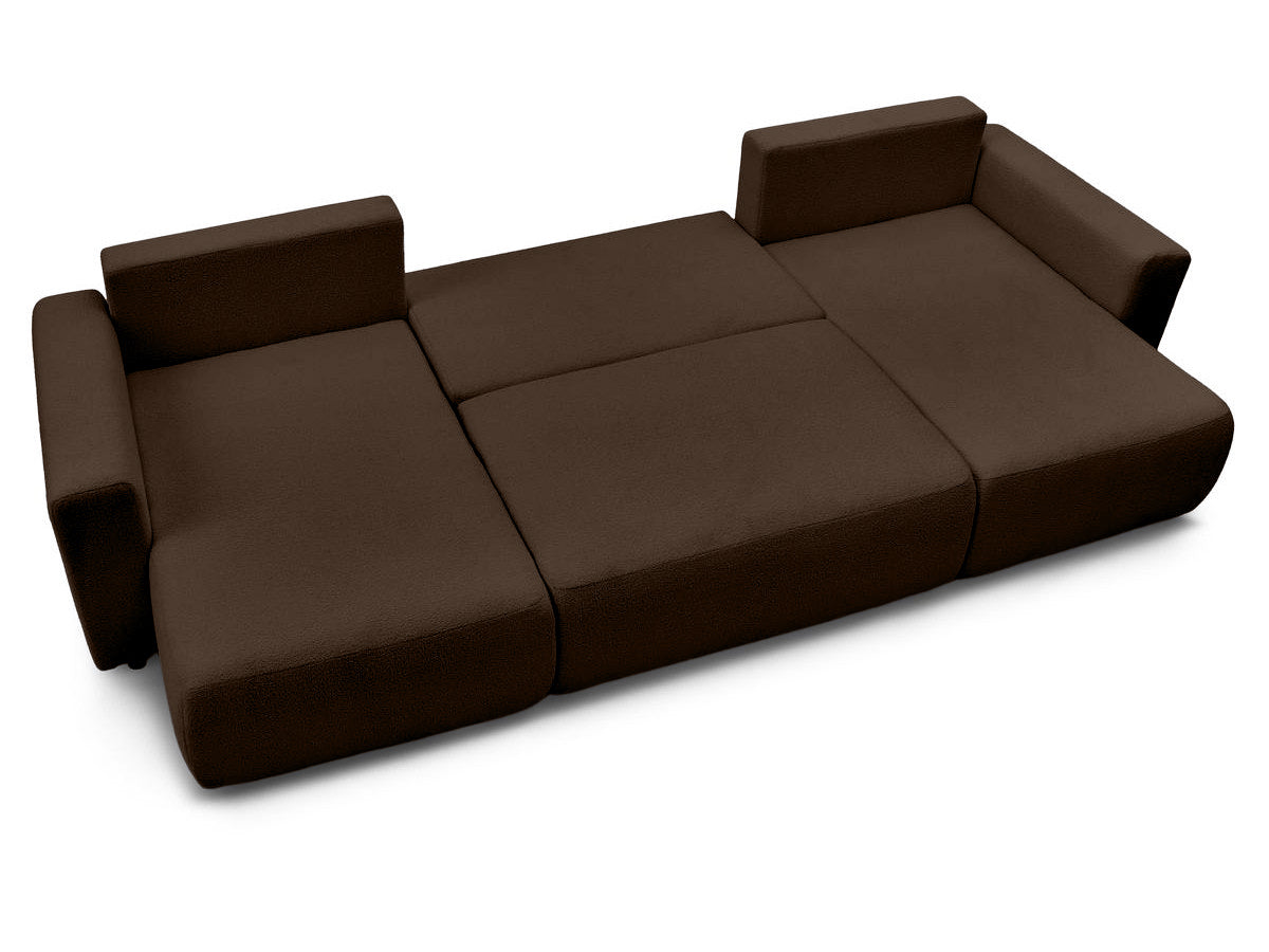 Colțar Extensibil, în formă de U, LIVIGNO, cu ladă de depozitare, 347x154x80 cm Prestige Home