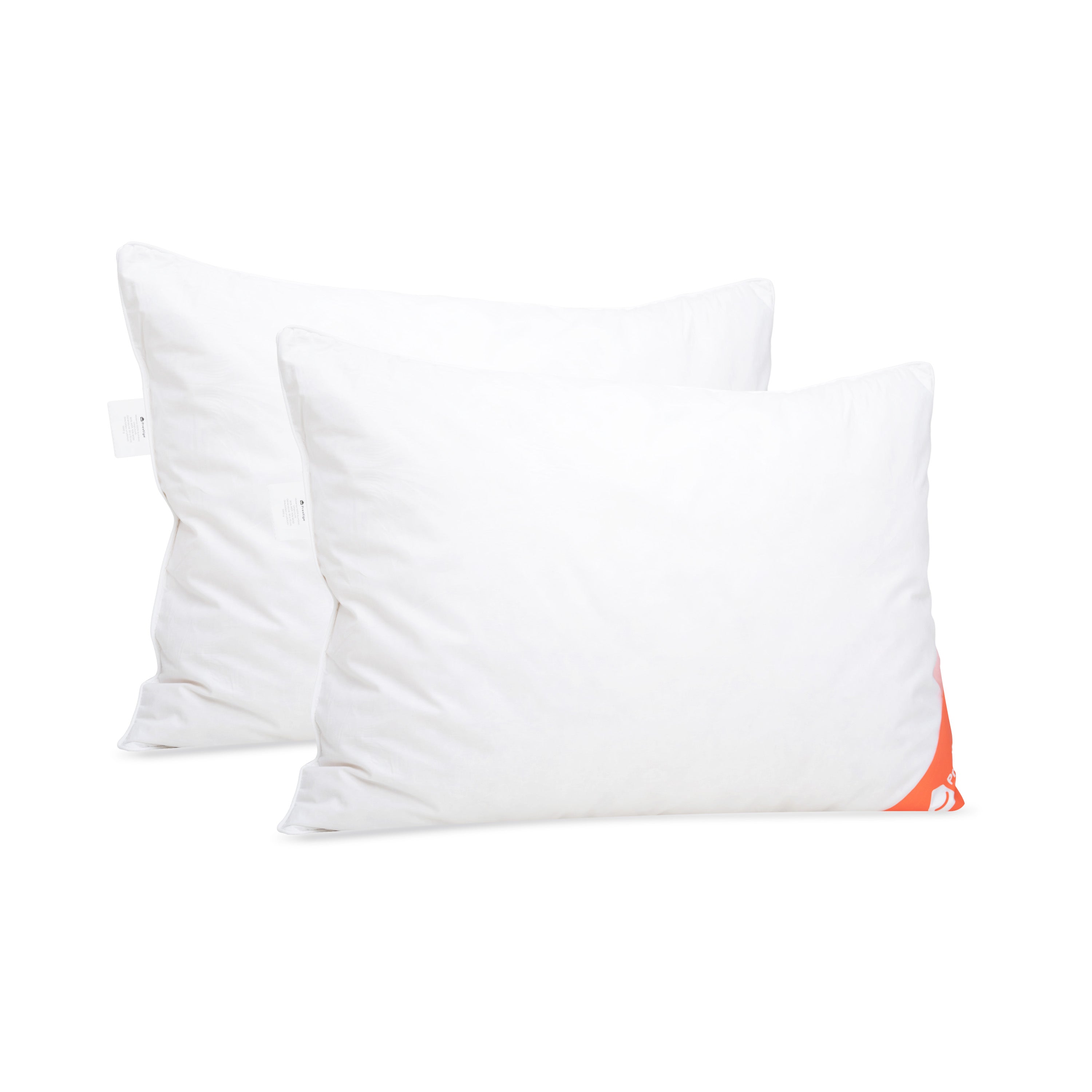 Set 2 x Perne Deluxe cu pene și puf de gâscă, husă bumbac, 50x70 cm Arboteca