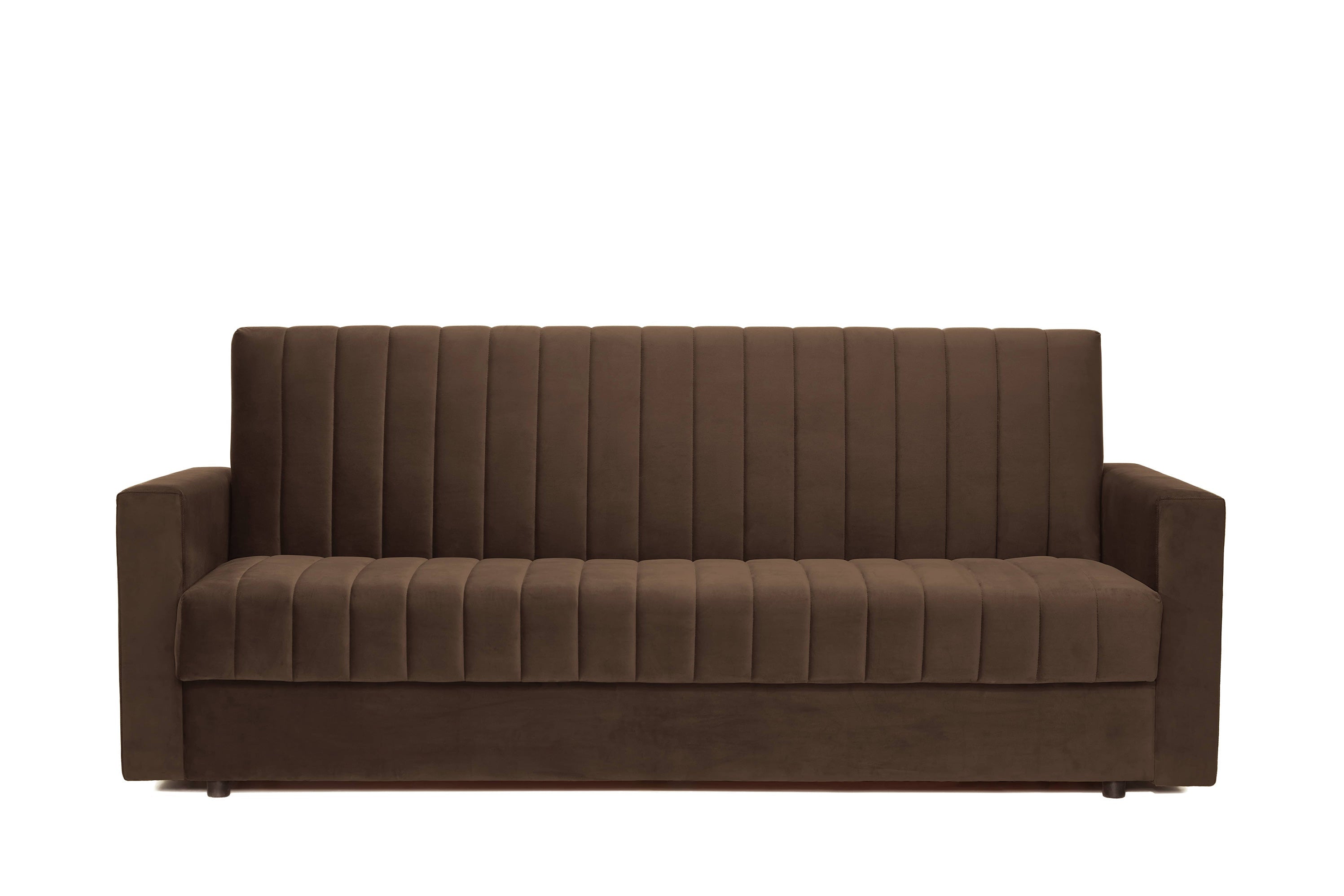 Canapea Extensibilă 3 locuri EMERALD, cu ladă de depozitare, 215x70x90 cm Velutto-Maro Prestige Home