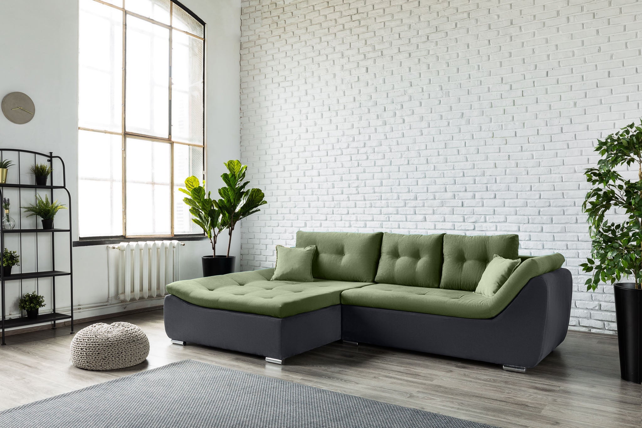 Colțar Extensibil LORENZO, cu ladă de depozitare, variante stânga/dreapta 280x180x70 cm Prestige Home