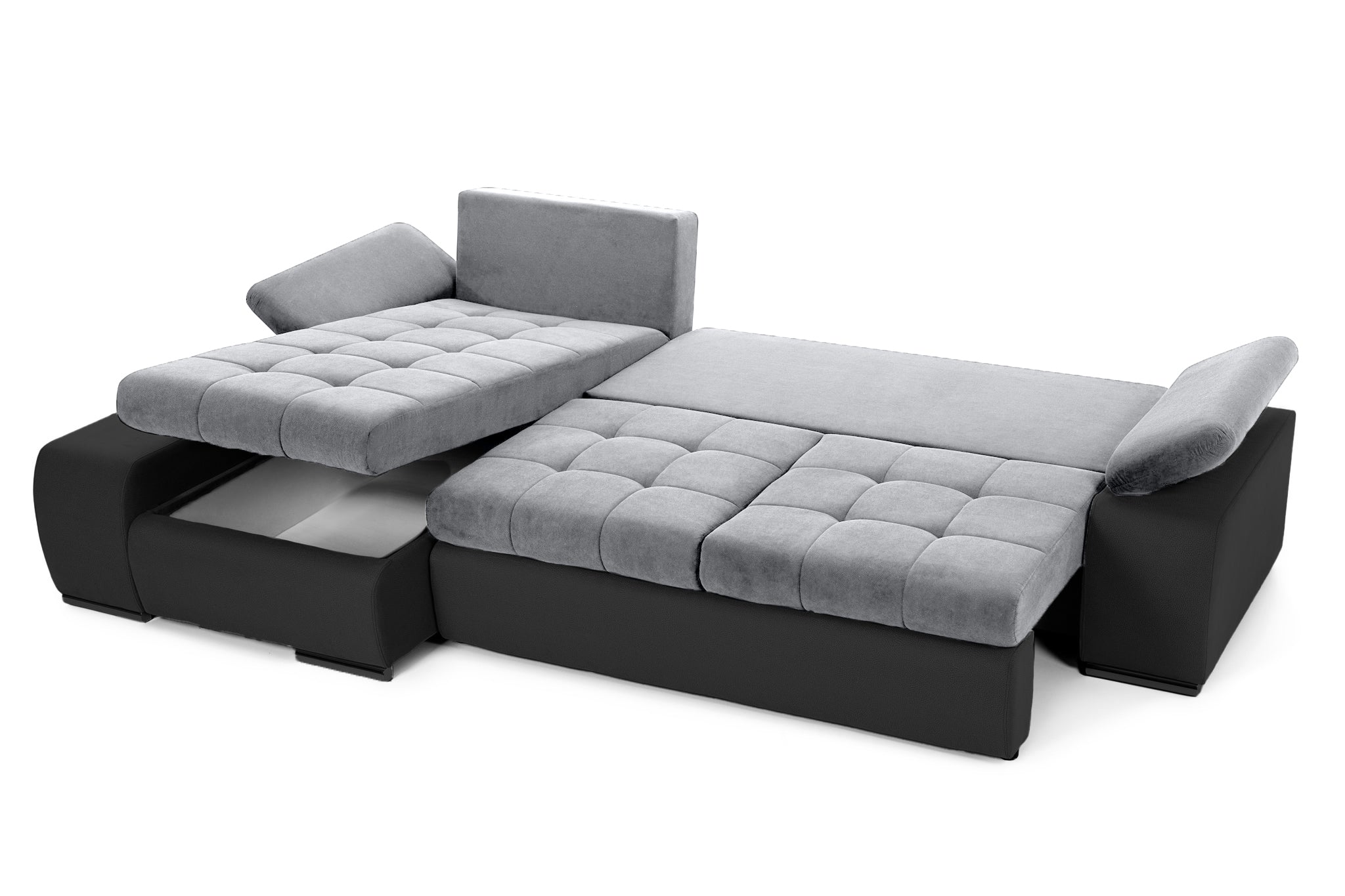 Colțar Extensibil VENETIA, cu ladă de depozitare, variante stânga/dreapta 290x170x80 cm Prestige Home