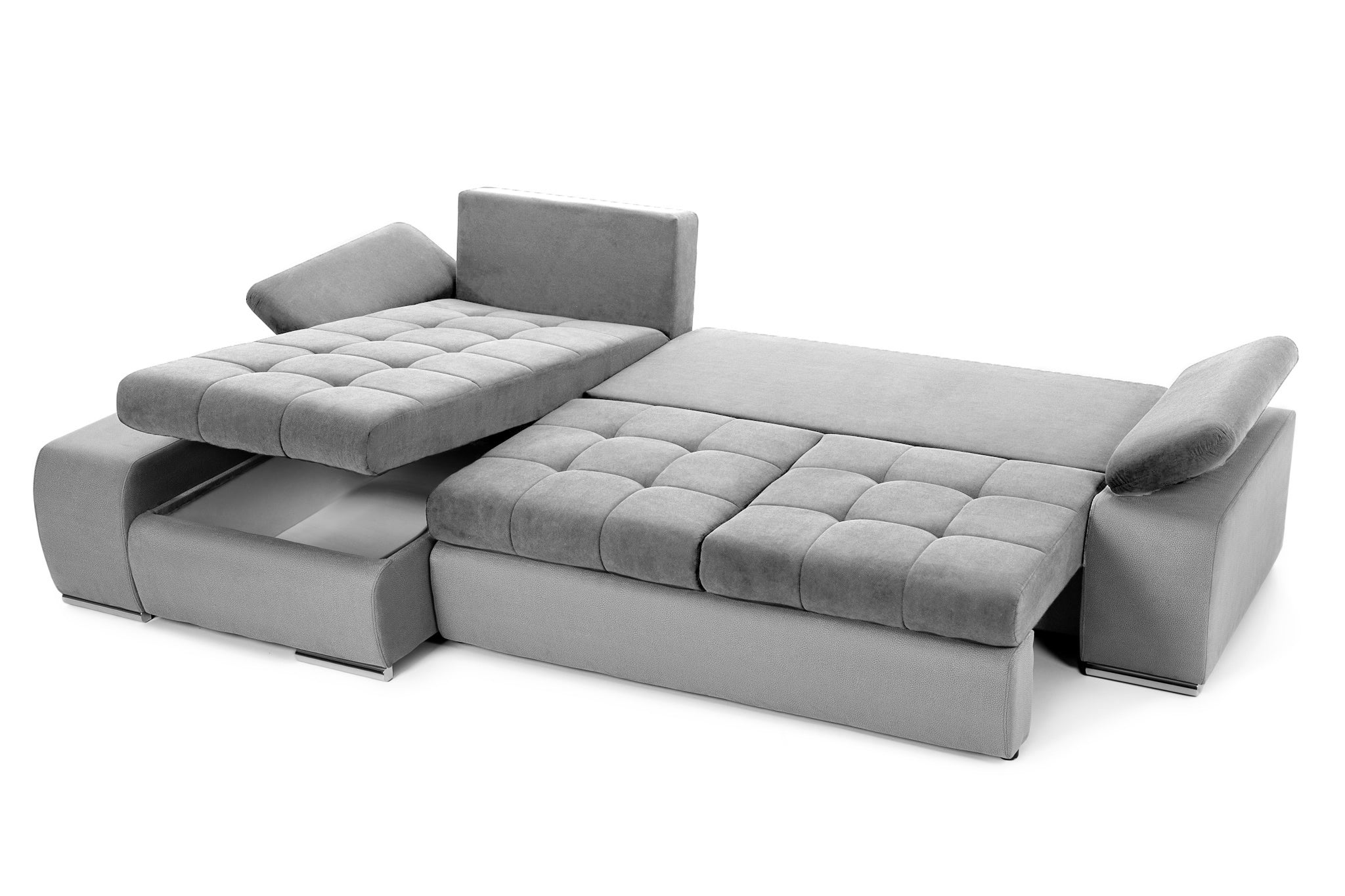 Colțar Extensibil VENETIA, cu ladă de depozitare, variante stânga/dreapta 290x170x80 cm Prestige Home
