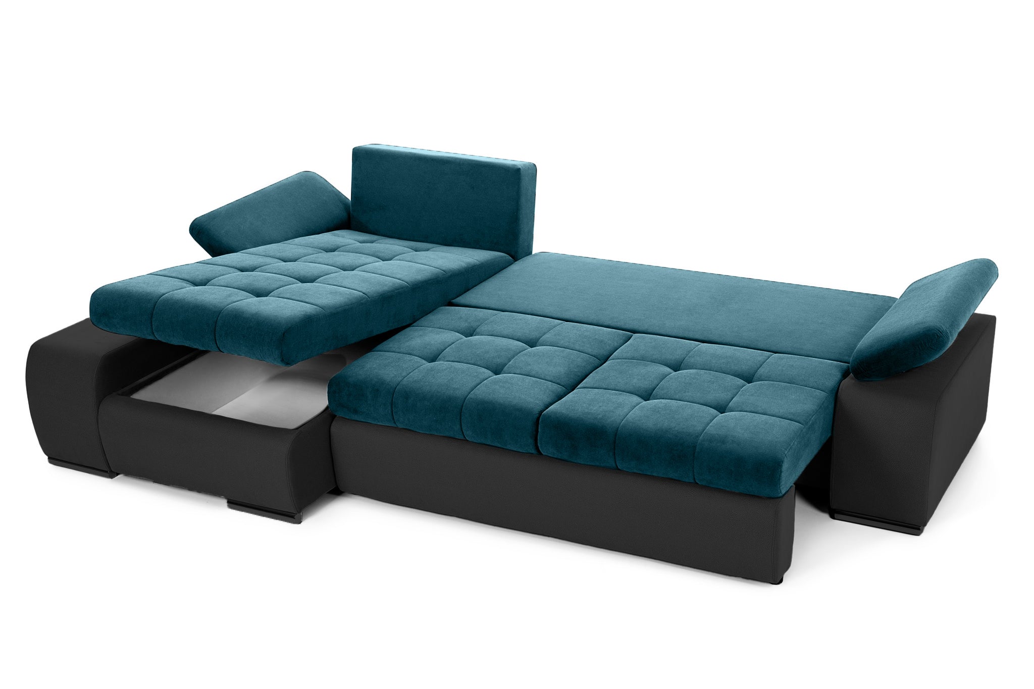 Colțar Extensibil VENETIA, cu ladă de depozitare, variante stânga/dreapta 290x170x80 cm Prestige Home