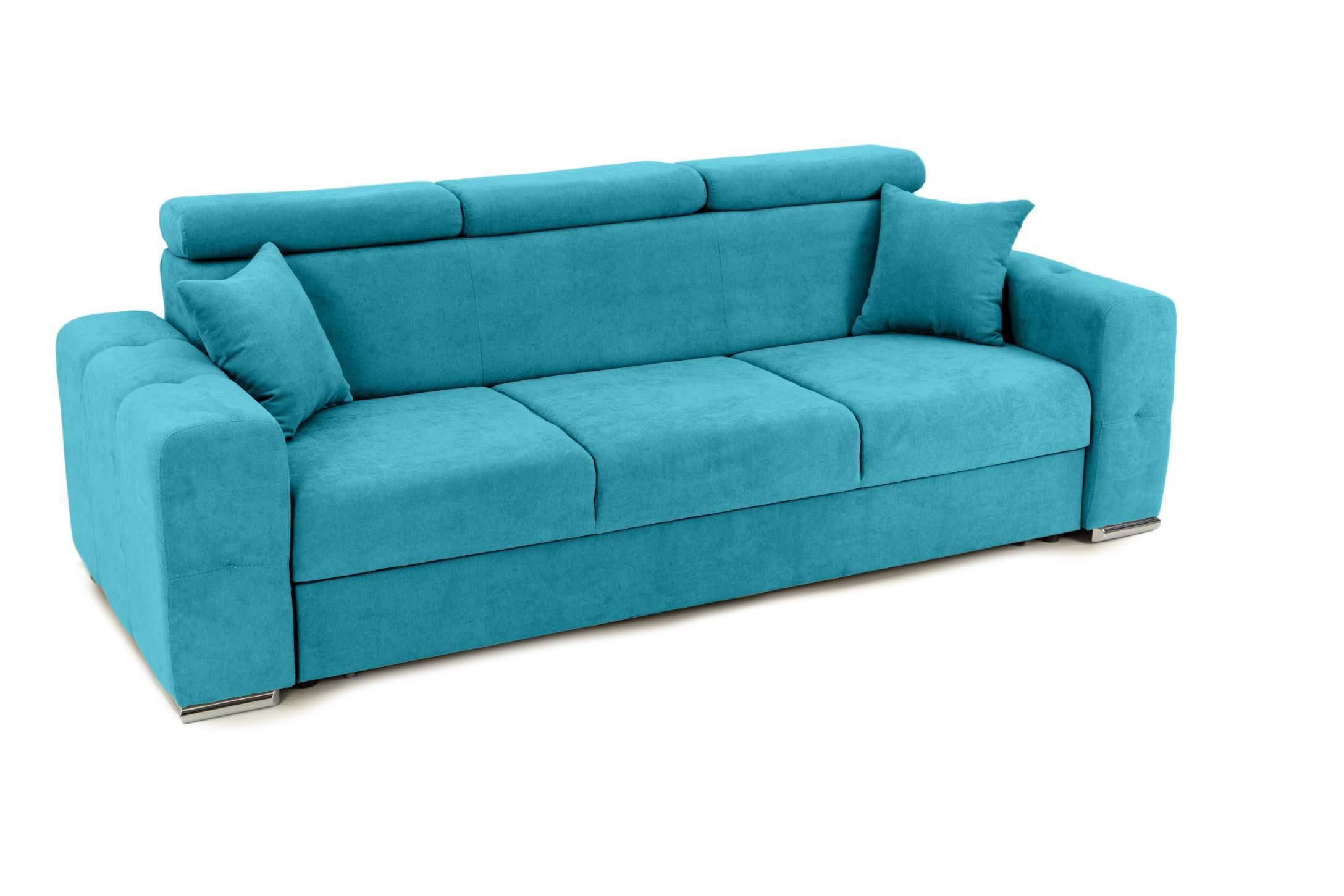 Canapea Extensibilă 3 locuri BELLAGIO, cu tetiere reglabile, 242x95x99 cm Prestige Home