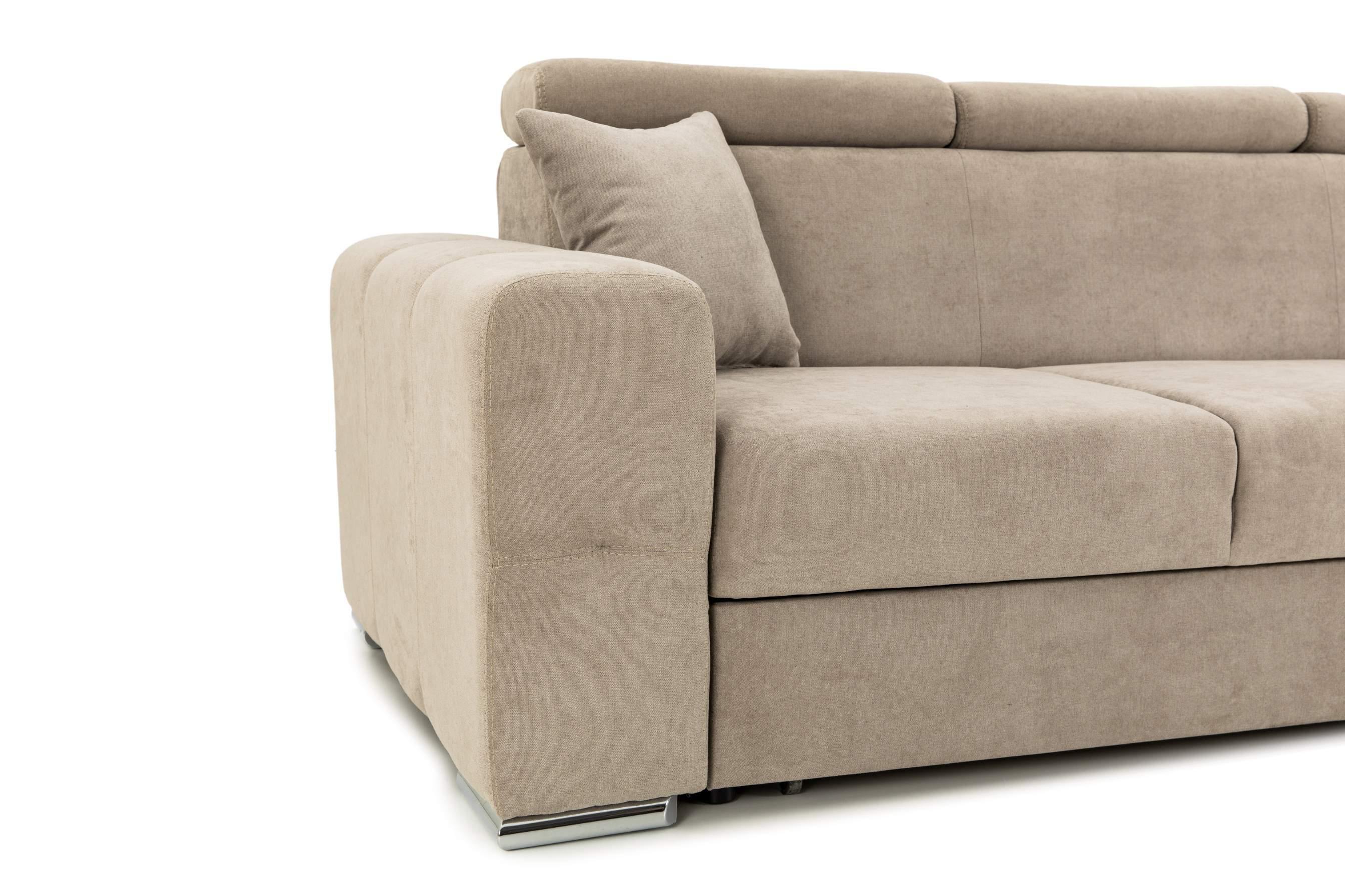 Canapea Extensibilă 3 locuri BELLAGIO, cu tetiere reglabile, 242x95x99 cm Prestige Home