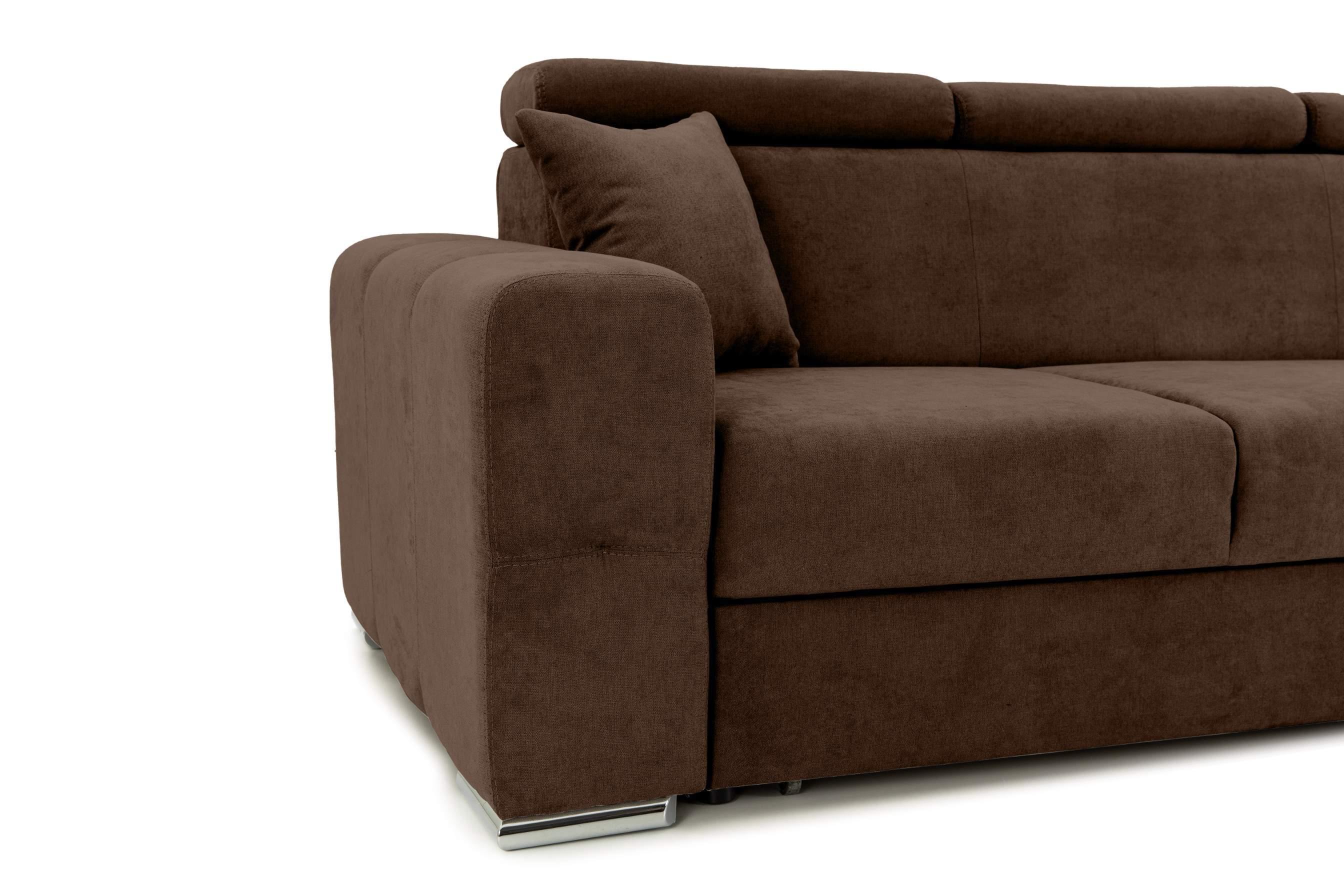 Canapea Extensibilă 3 locuri BELLAGIO, cu tetiere reglabile, 242x95x99 cm Prestige Home