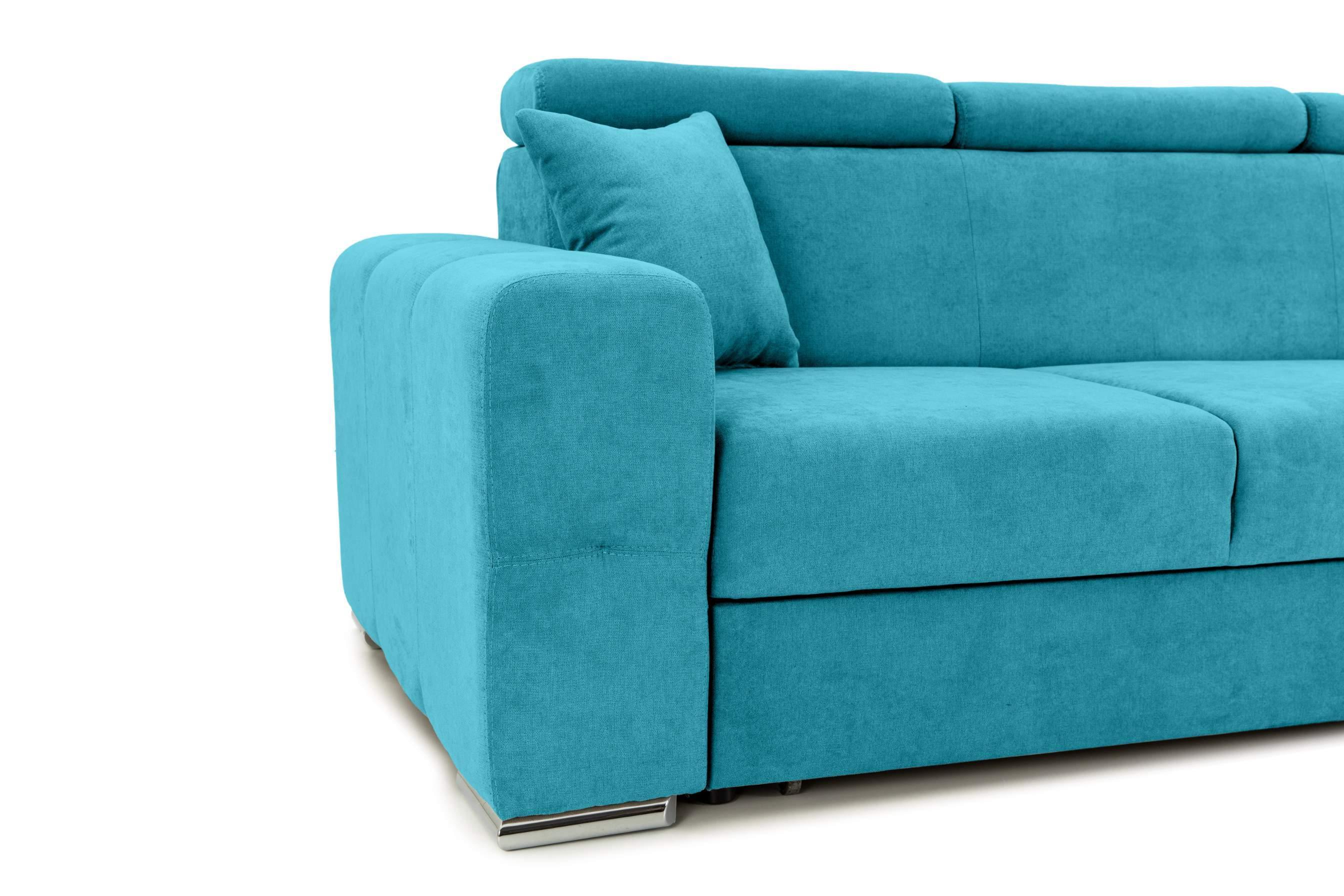 Canapea Extensibilă 3 locuri BELLAGIO, cu tetiere reglabile, 242x95x99 cm Prestige Home