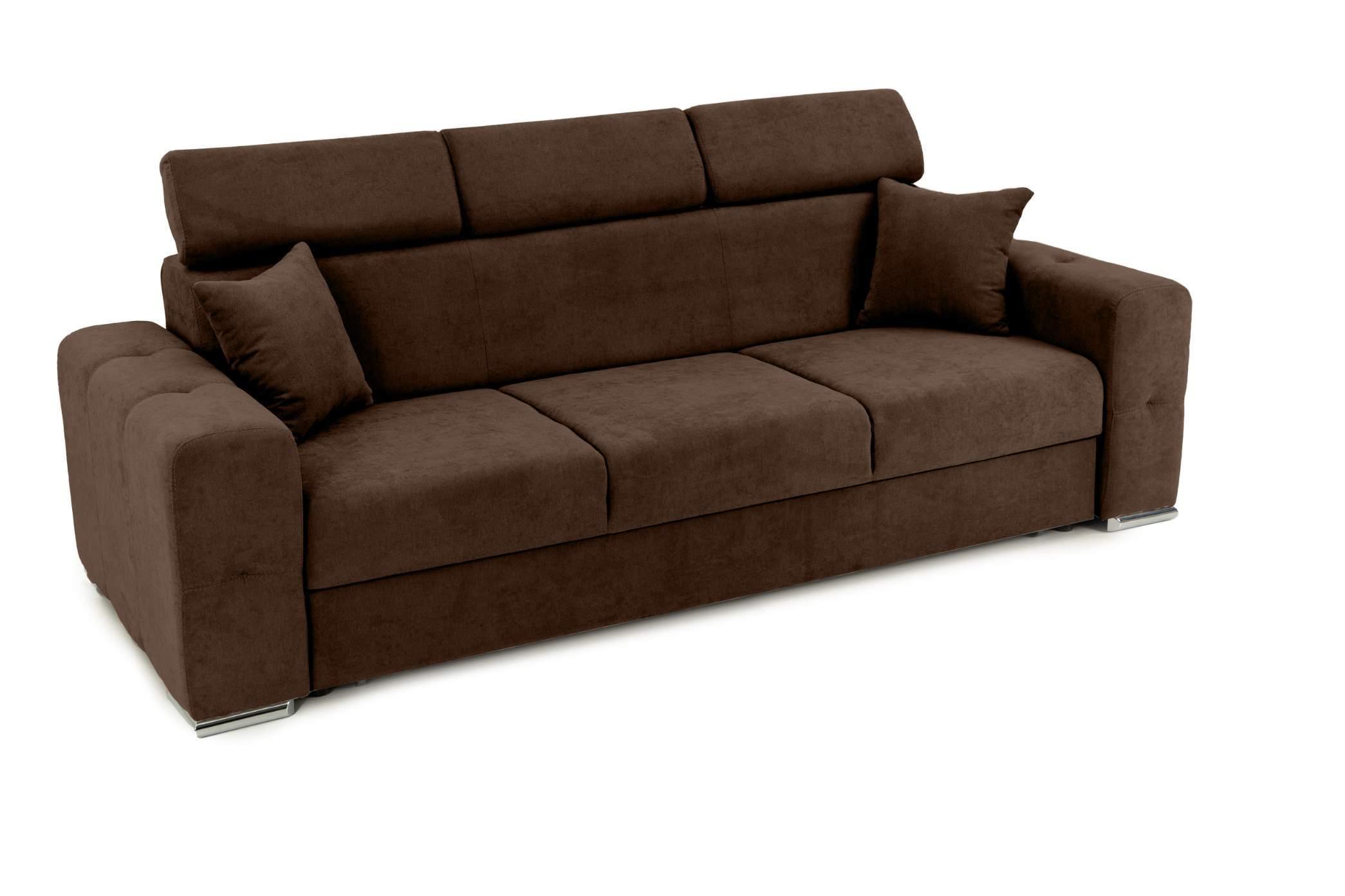 Canapea Extensibilă 3 locuri BELLAGIO, cu tetiere reglabile, 242x95x99 cm Prestige Home