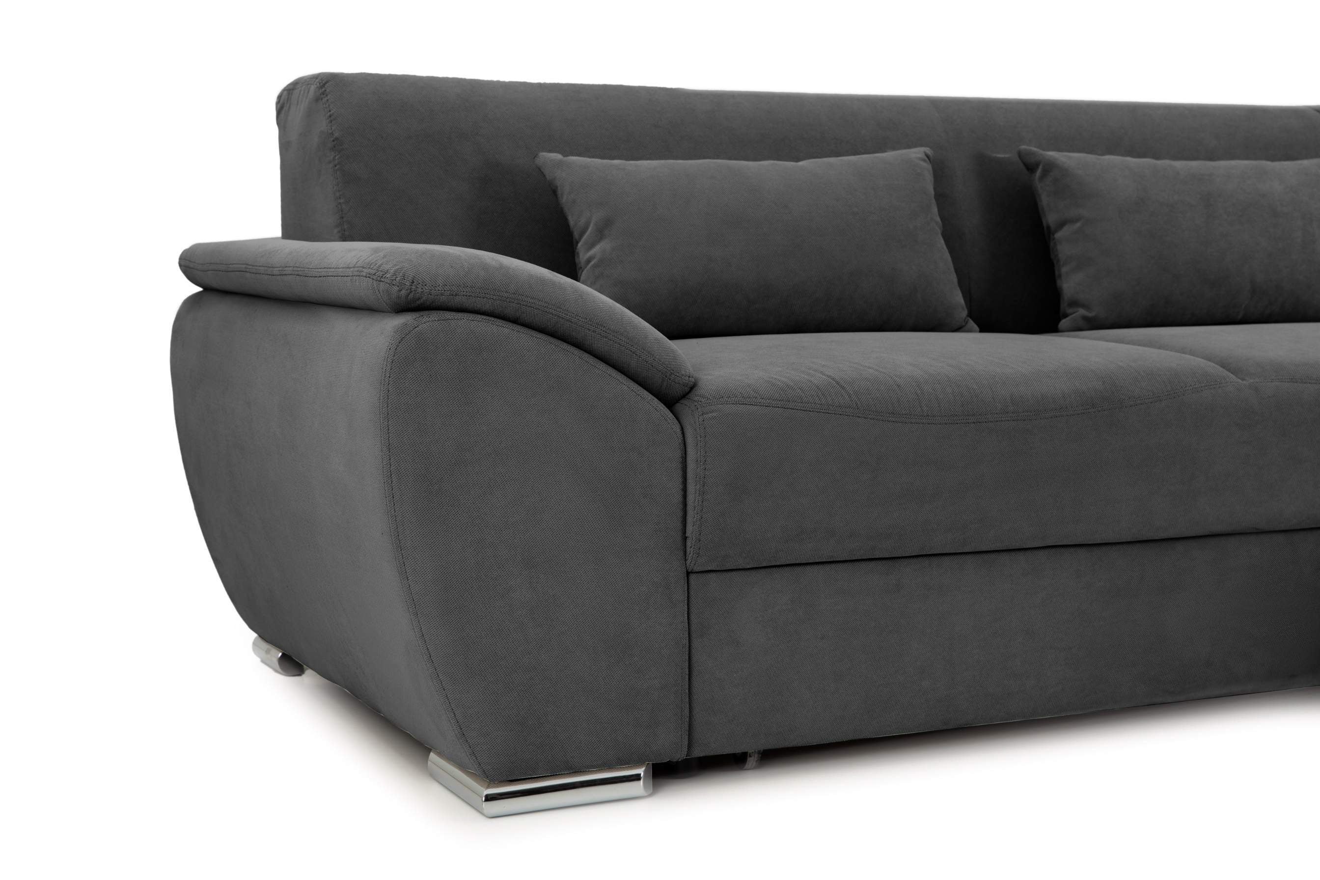 Colțar Extensibil PICASSO, cu ladă de depozitare, variante stânga/dreapta 295x168x80 cm Prestige Home