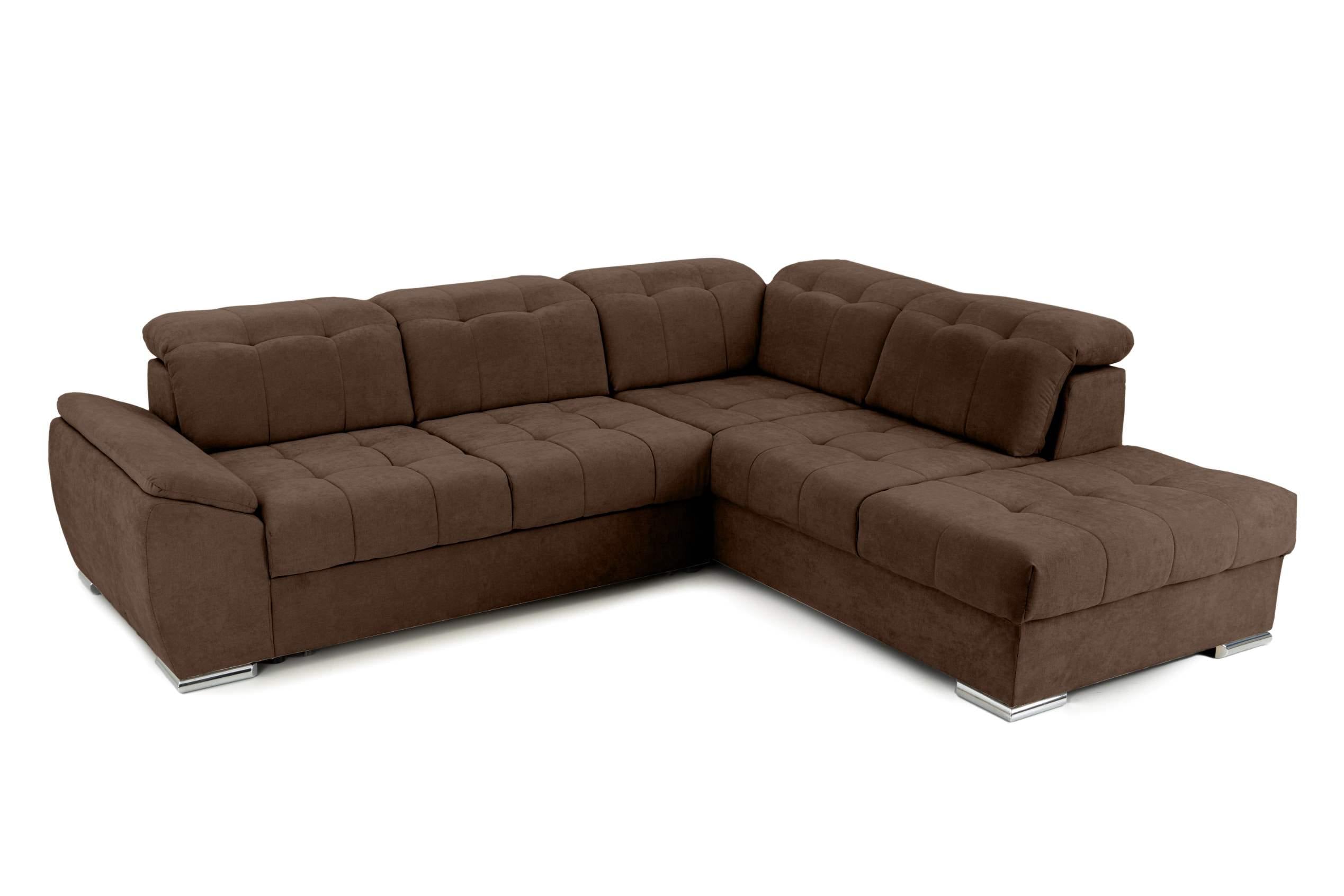 Colțar Extensibil ENZO, cu tetiere, variante stânga/dreapta, 255x220x100 cm Prestige Home