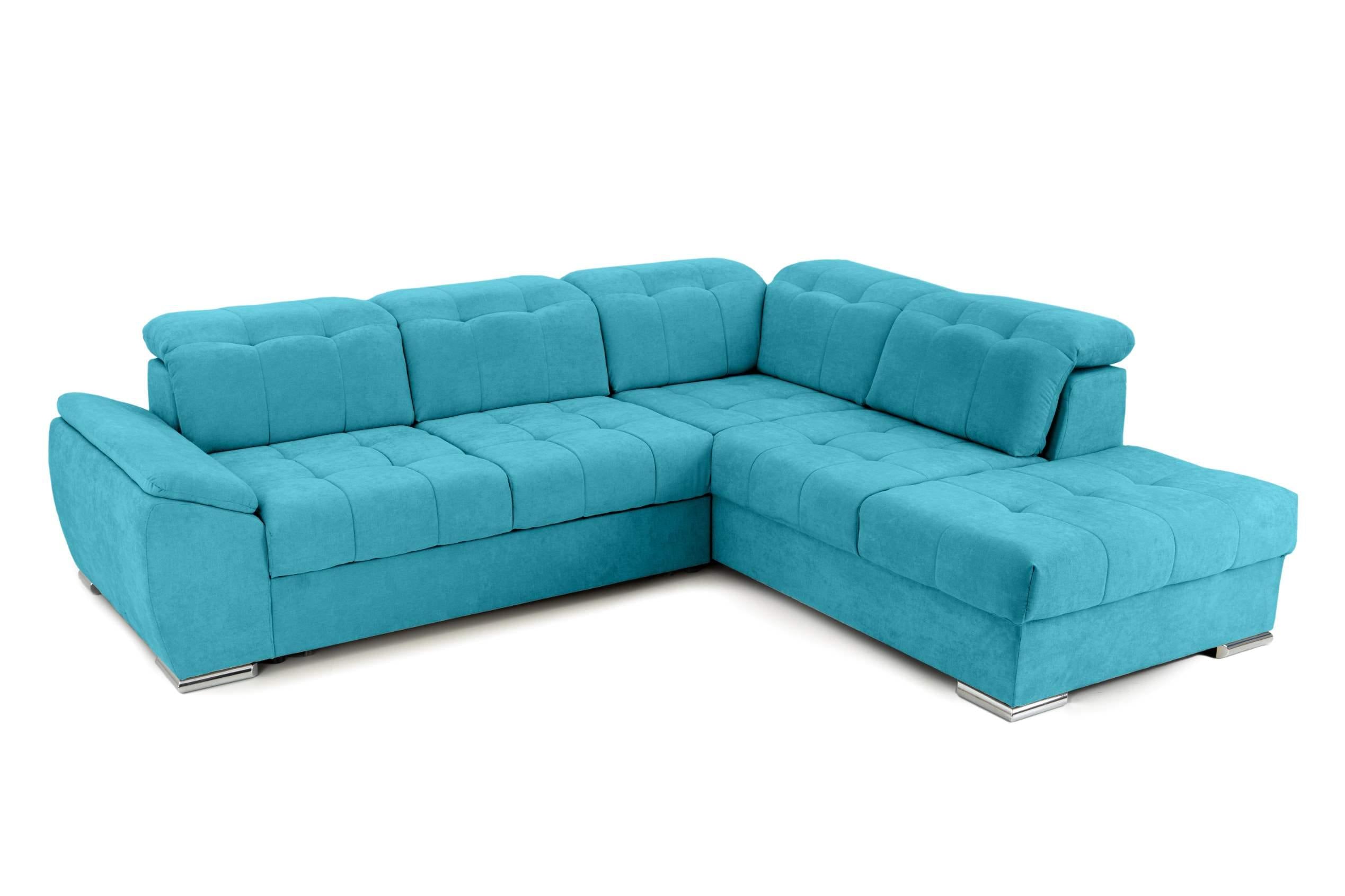 Colțar Extensibil ENZO, cu tetiere, variante stânga/dreapta, 255x220x100 cm Prestige Home