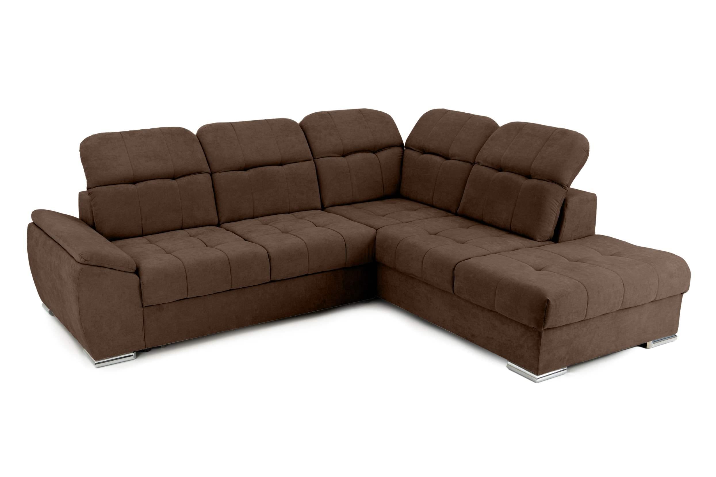 Colțar Extensibil ENZO, cu tetiere, variante stânga/dreapta, 255x220x100 cm Prestige Home