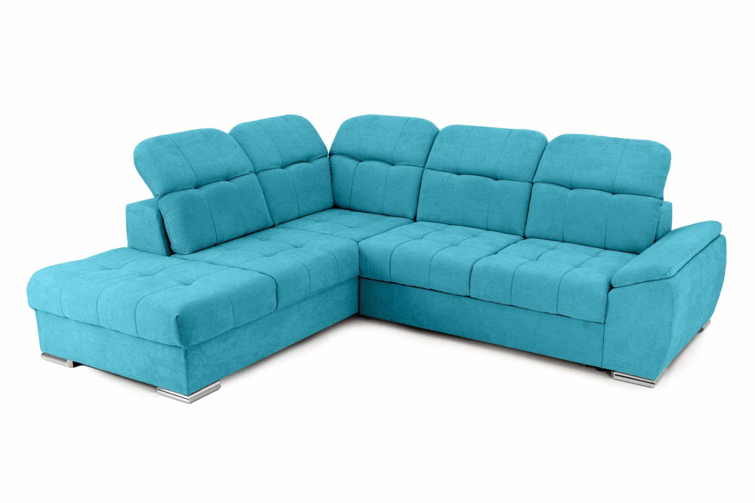 Colțar Extensibil ENZO, cu tetiere, variante stânga/dreapta, 255x220x100 cm Prestige Home