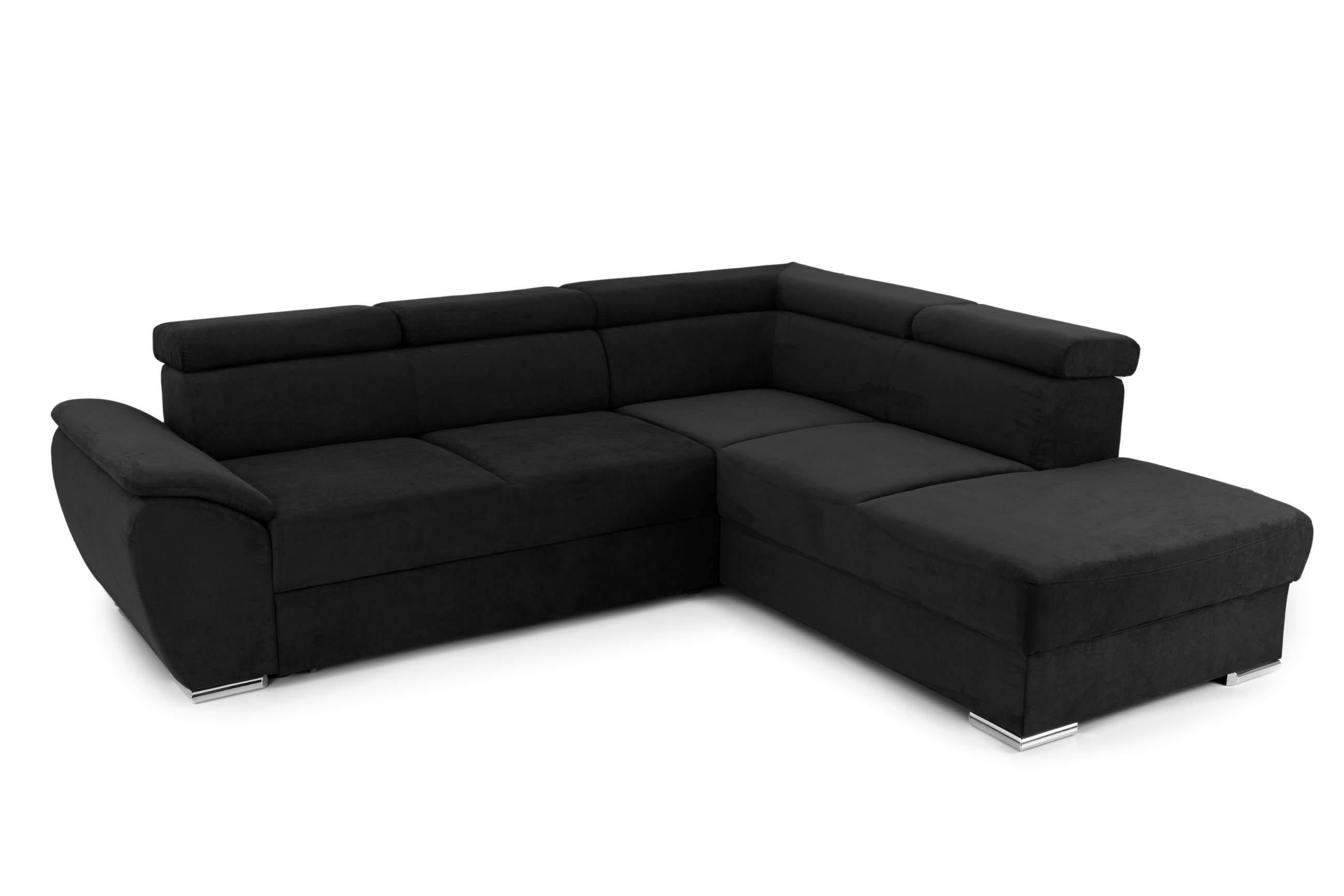 Colțar Extensibil CUBA, cu tetiere reglabile, variante stânga/dreapta 266x232x80 cm Prestige Home