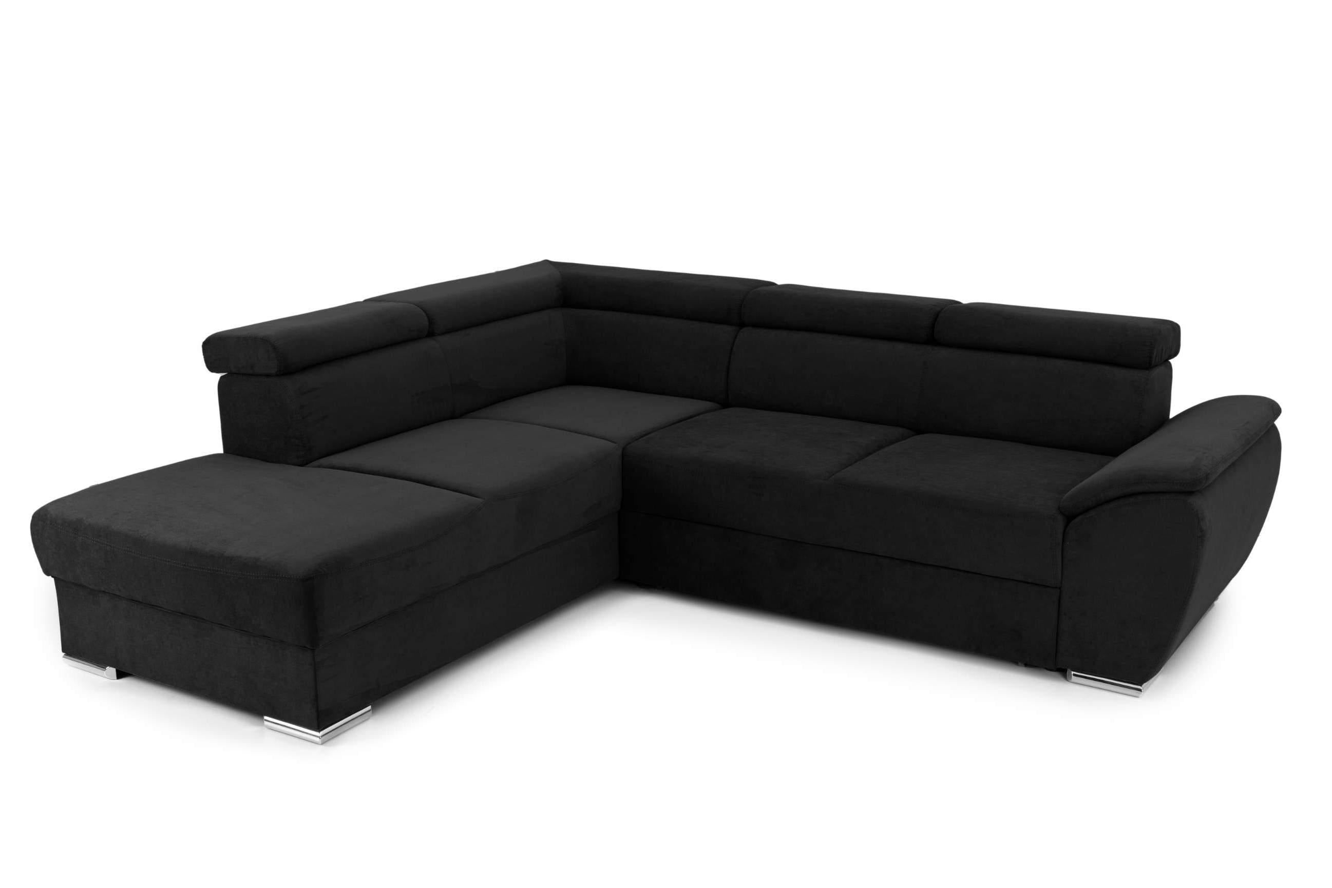 Colțar Extensibil CUBA, cu tetiere reglabile, variante stânga/dreapta 266x232x80 cm Prestige Home