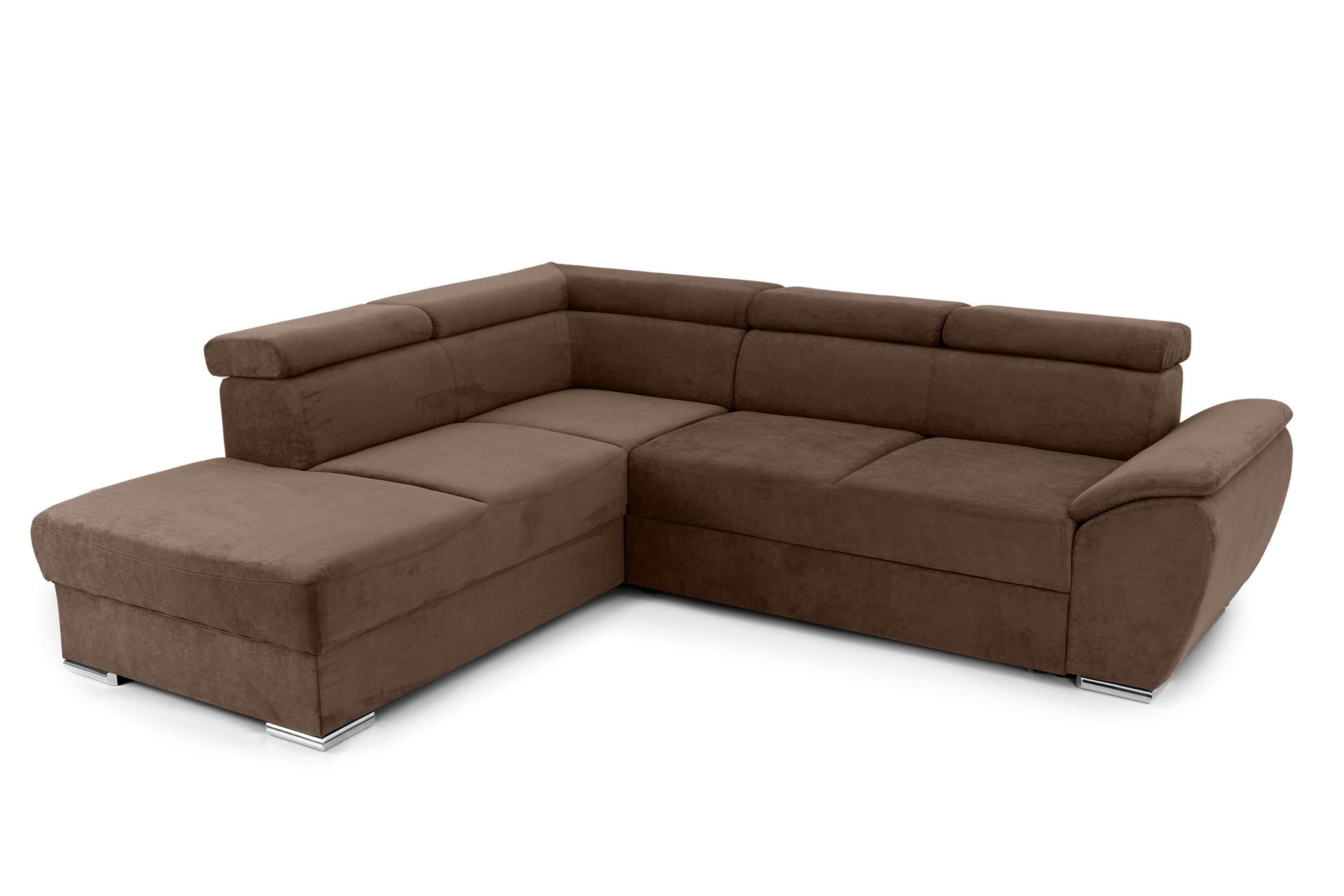 Colțar Extensibil CUBA, cu tetiere reglabile, variante stânga/dreapta 266x232x80 cm Prestige Home